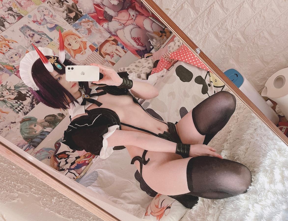 '[cosplay] Hệ Đái Đái - Tửu Thôn Đồng Tử: Quỷ Giác Đen Tất Mở Rộng Độ Chính Xác 47P2V'