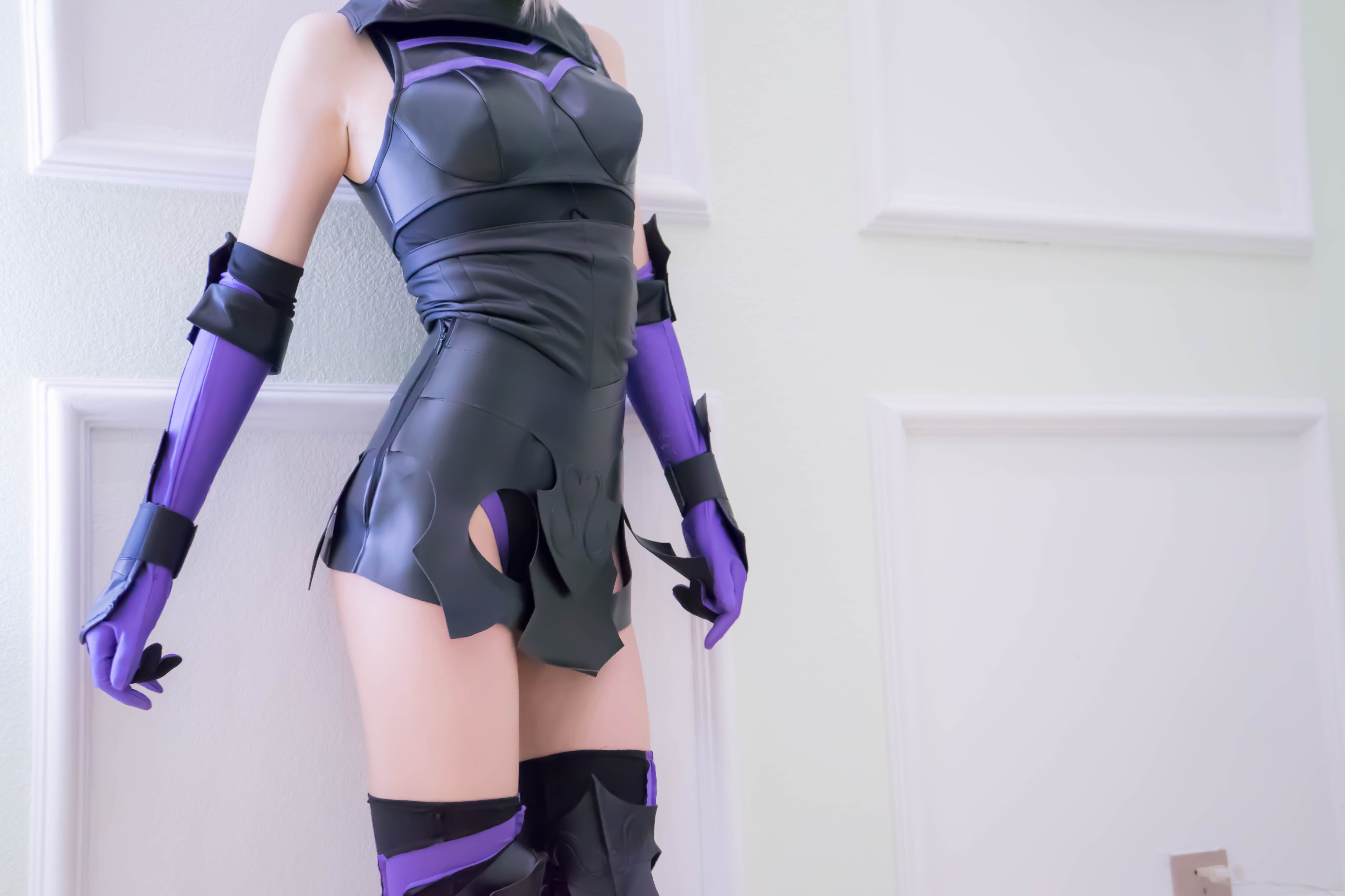 '[cosplay] Thiếu Nữ Điện Ảnh - Fate Mashu Chiến Đấu Phục: Tái Hiện Nhân Vật Đầy Ấn Tượng 111P'