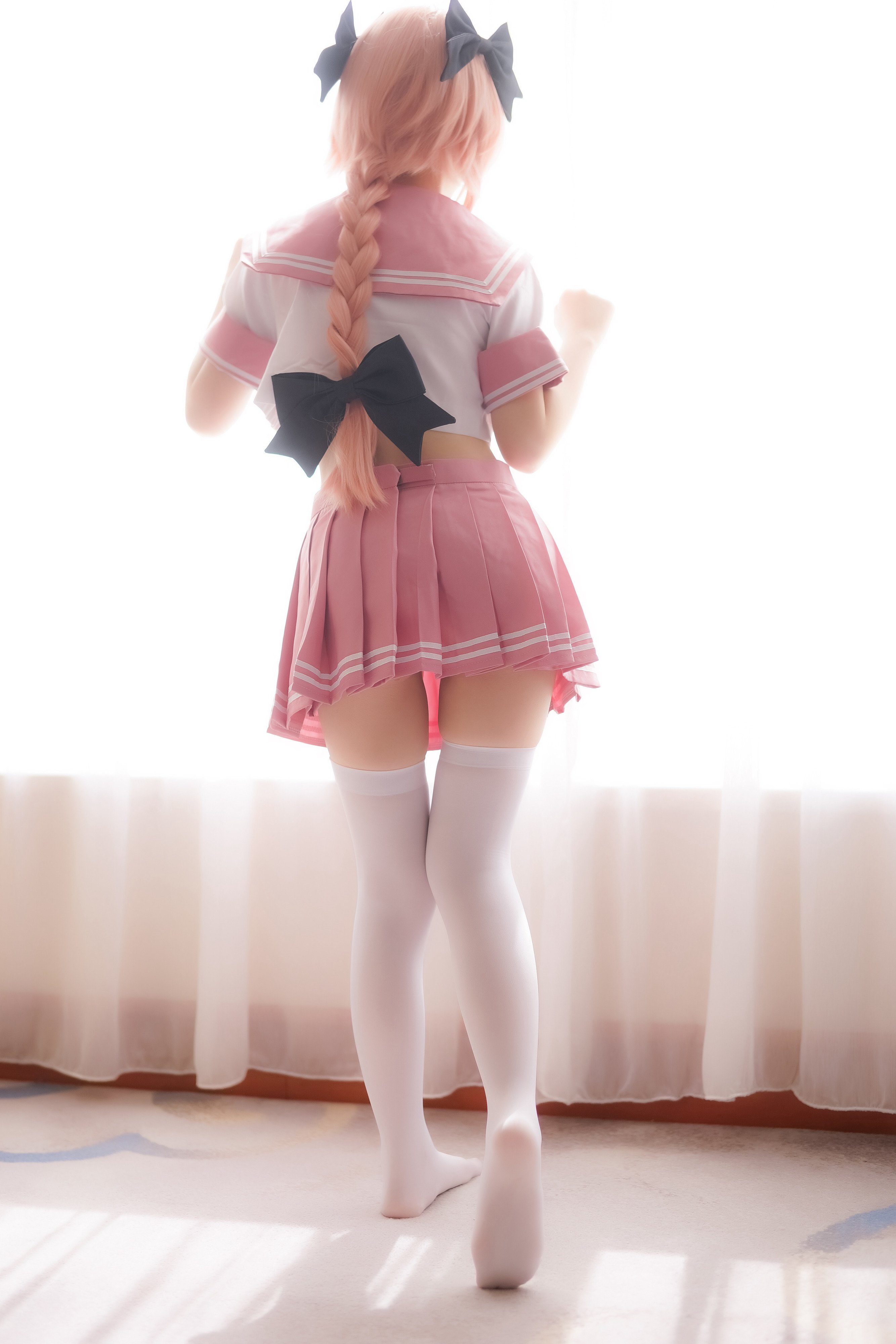 '[cosplay] Thiếu Nữ Điện Ảnh - Fate Astolfo Áo Tắm: Tái Hiện Nhân Vật Đầy Đủ 92P'