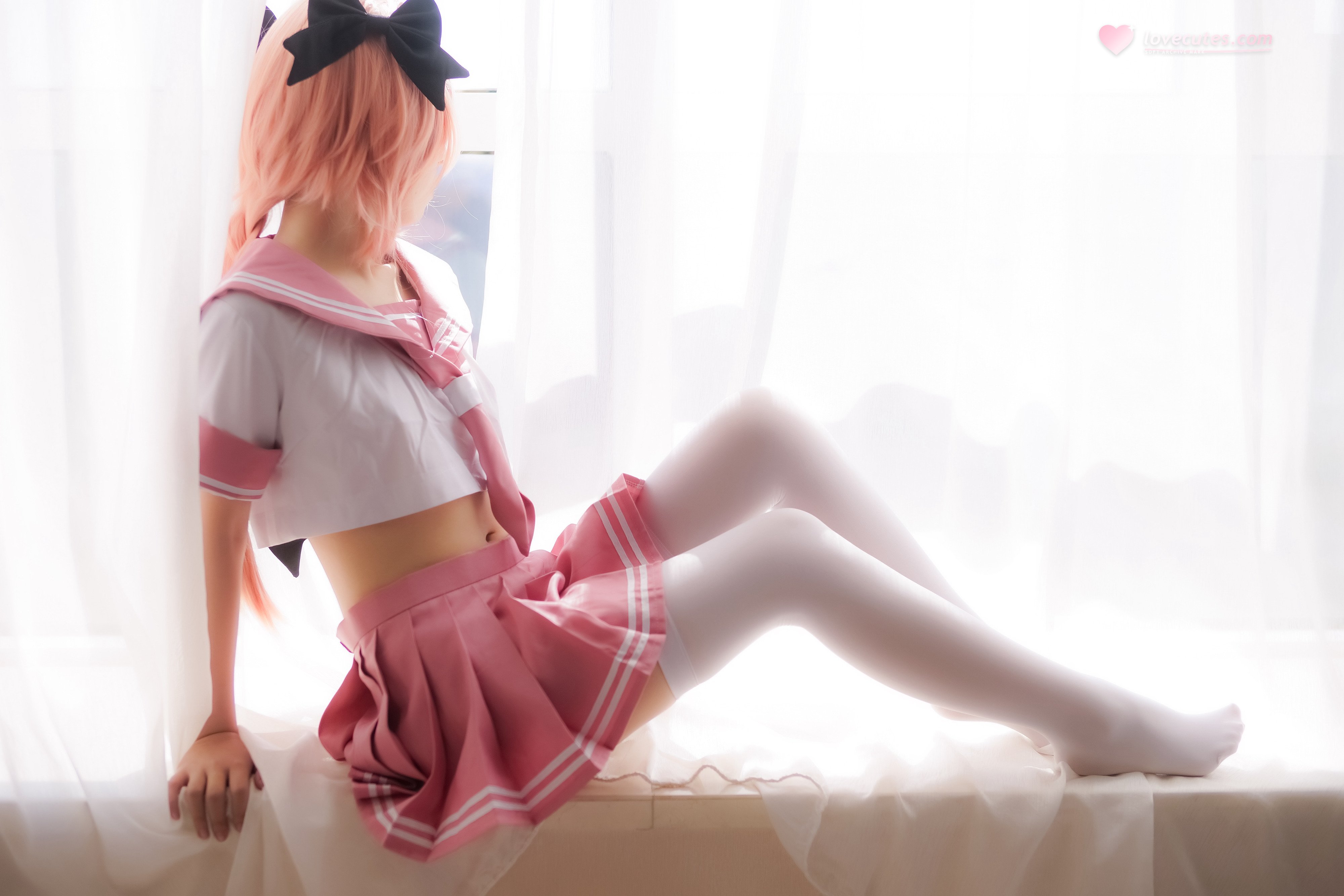 '[cosplay] Thiếu Nữ Điện Ảnh - Fate Astolfo Áo Tắm: Tái Hiện Nhân Vật Đầy Đủ 92P'