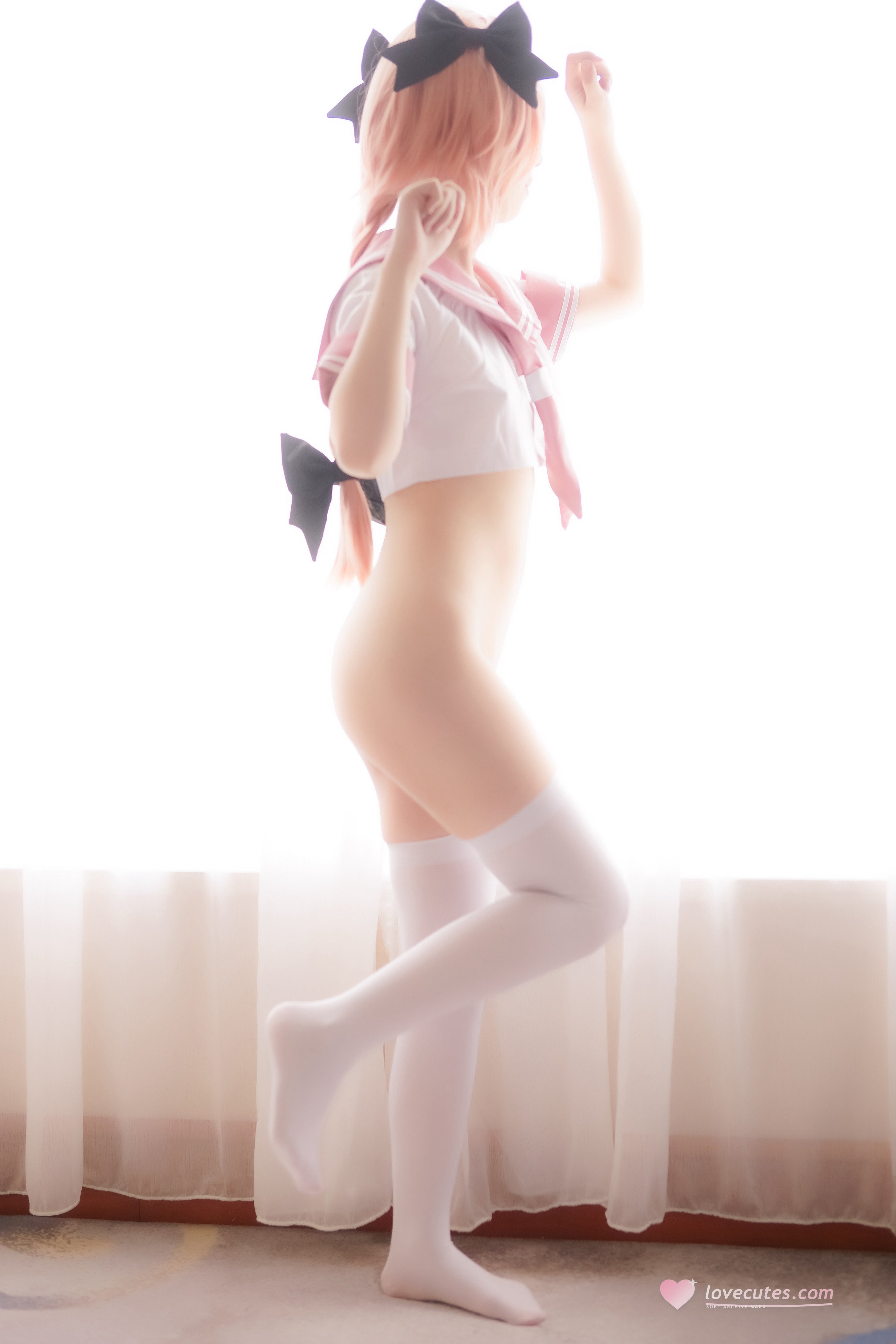 [Cosplay] Girl Movie - Fate Astolfo Sailor Outfit: High-Scale Character Recreation 92P
