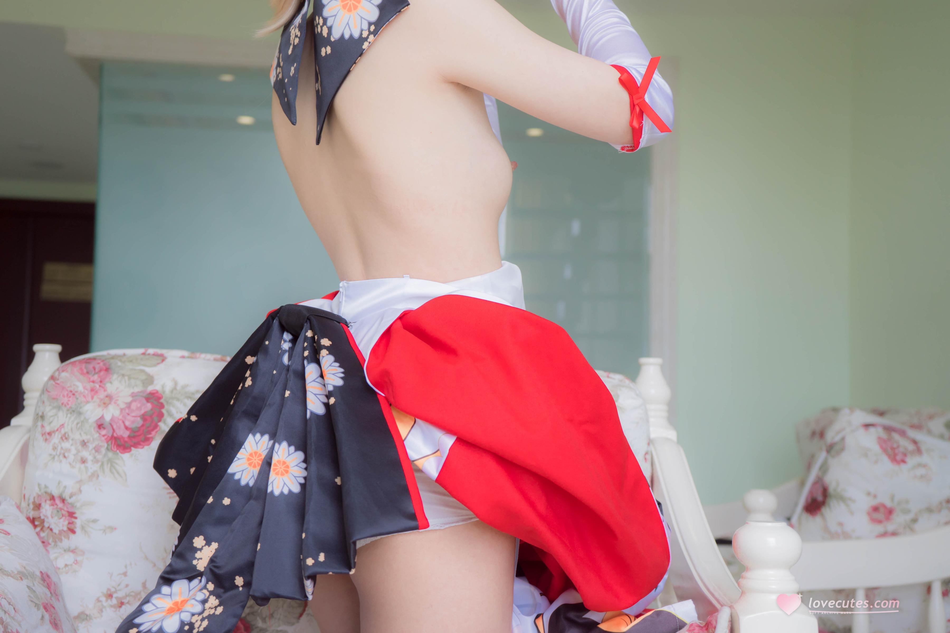 [คอสเพลย์] สาวน้อยภาพยนตร์ - Fate Saber ชุดกี่เพ้าเงือก: การจำลองตัวละครขนาดใหญ่ 75P