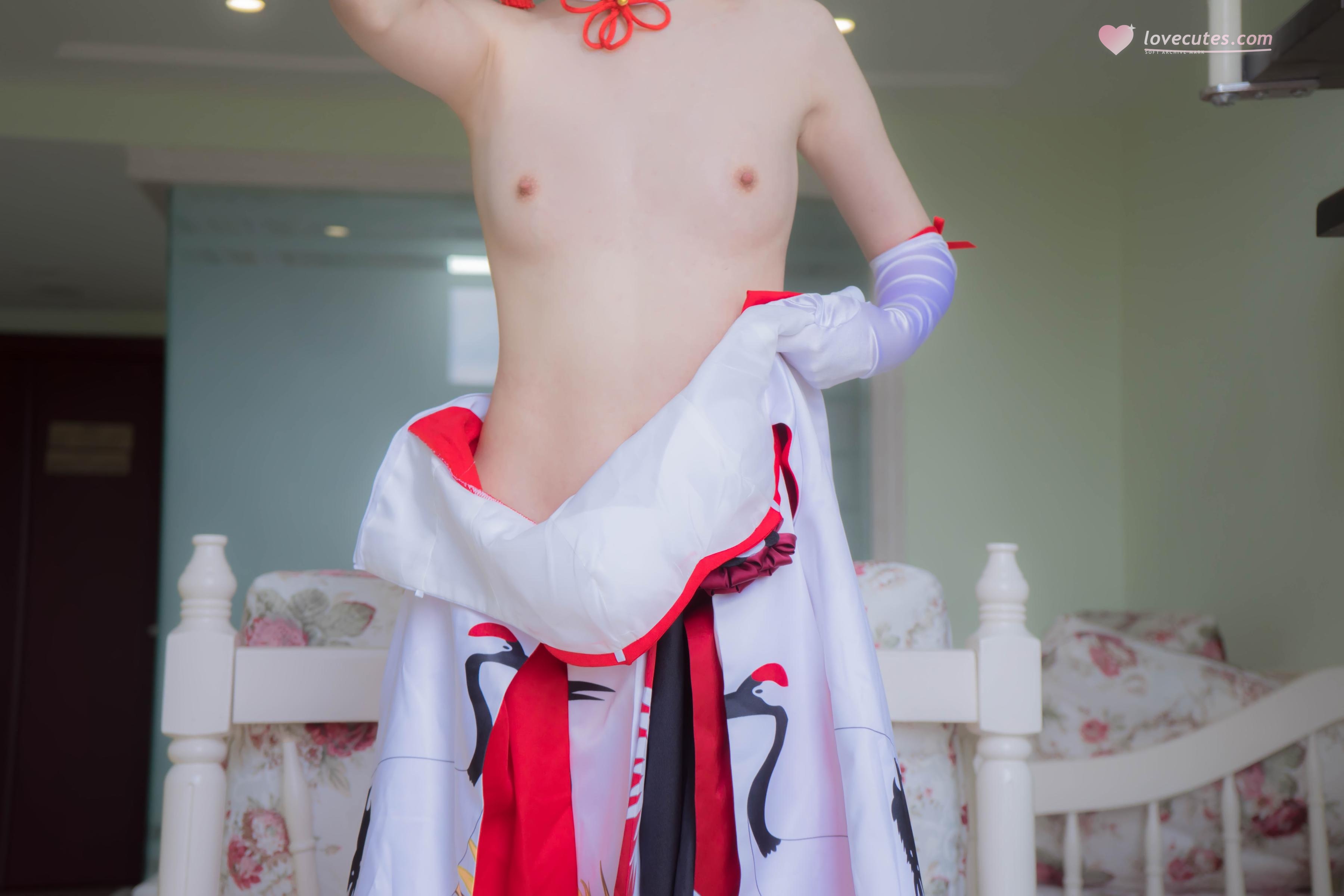 [Cosplay] Girl Movie - Fate Saber Crane Dress: Large-Scale Character Recreation 75P