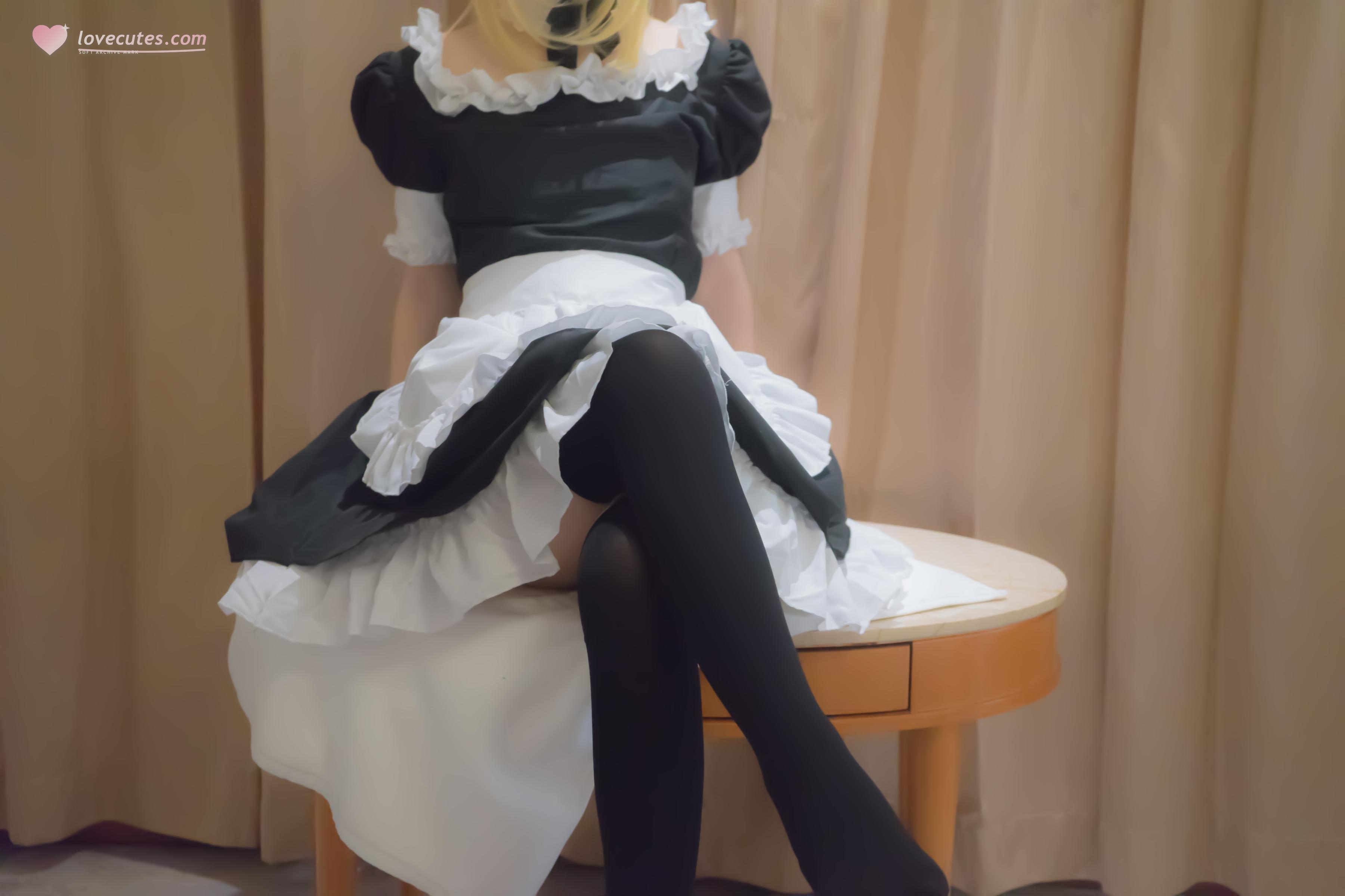 '[cosplay] Thiếu Nữ Điện Ảnh - Fate Saber Nữ Phục: Khôi Phục Nhân Vật Đầy Đủ 107P'