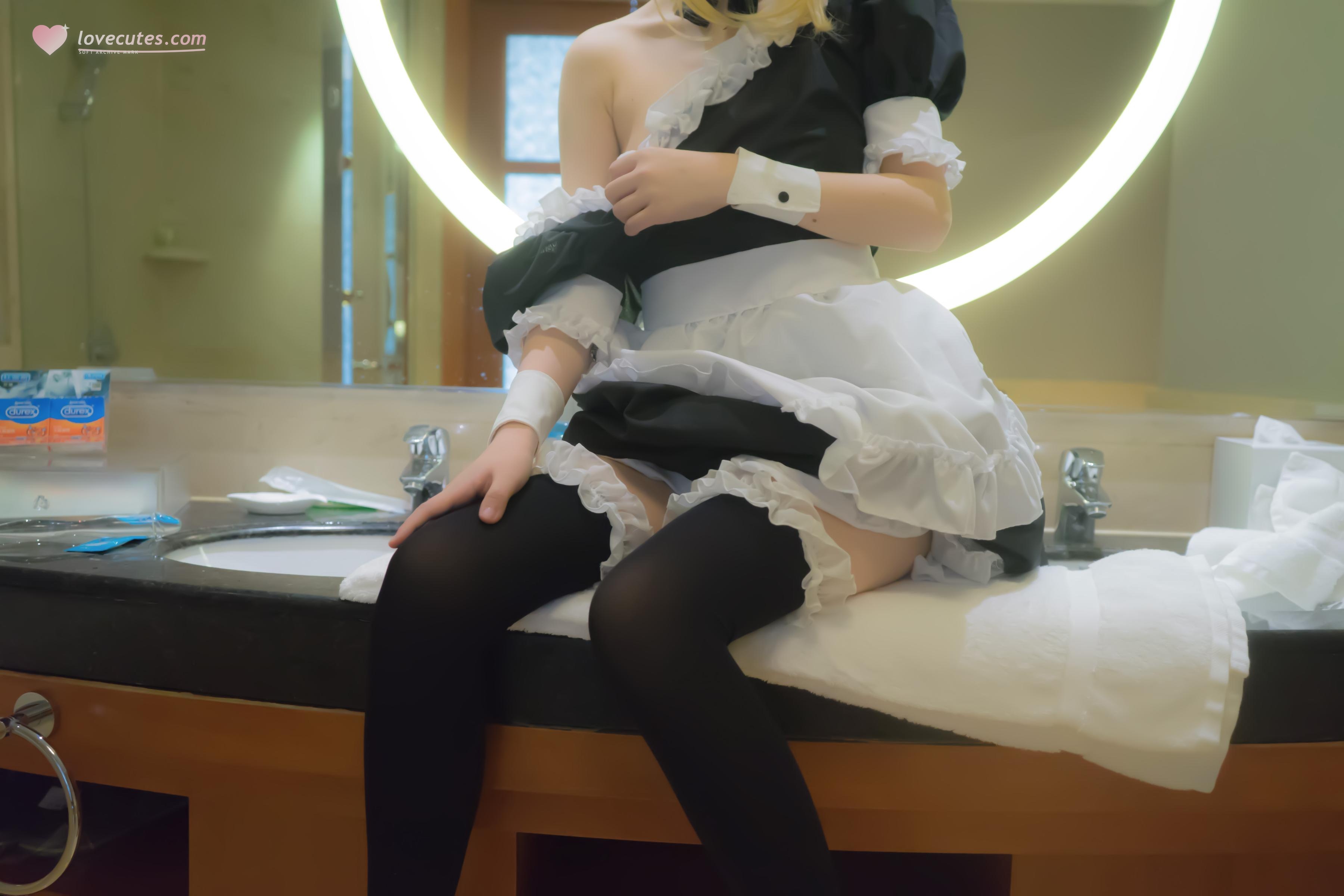 [cosplay] 少女映画 - Fate Saber 女仆：大尺度角色还原 107P