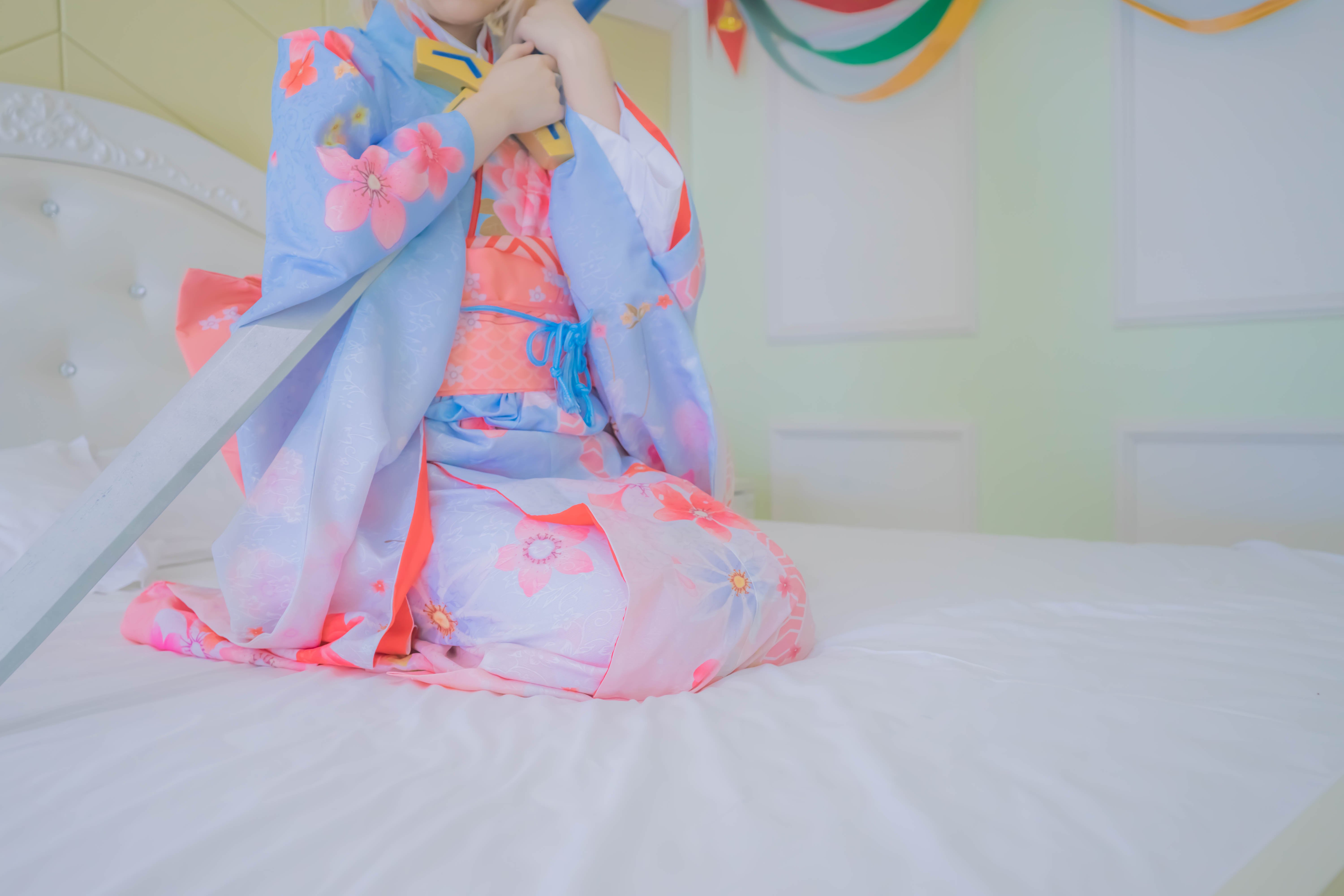 [Cosplay] Girl Movie - Fate Saber in Traditional Kimono: High-Scale Character Recreation 88P