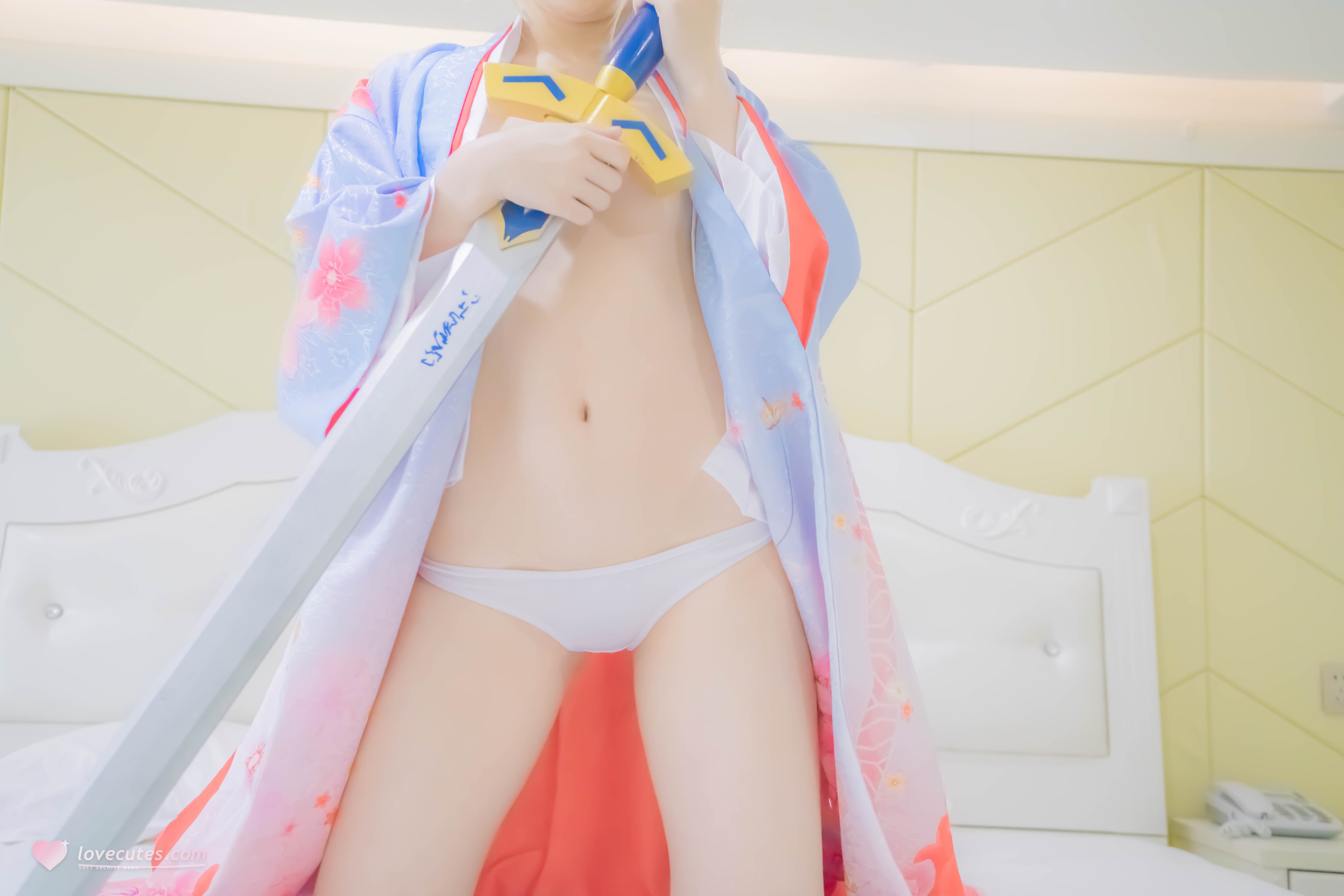 [cosplay] 少女映画 - Fate Saber 晴着和服：大尺度角色还原 88P