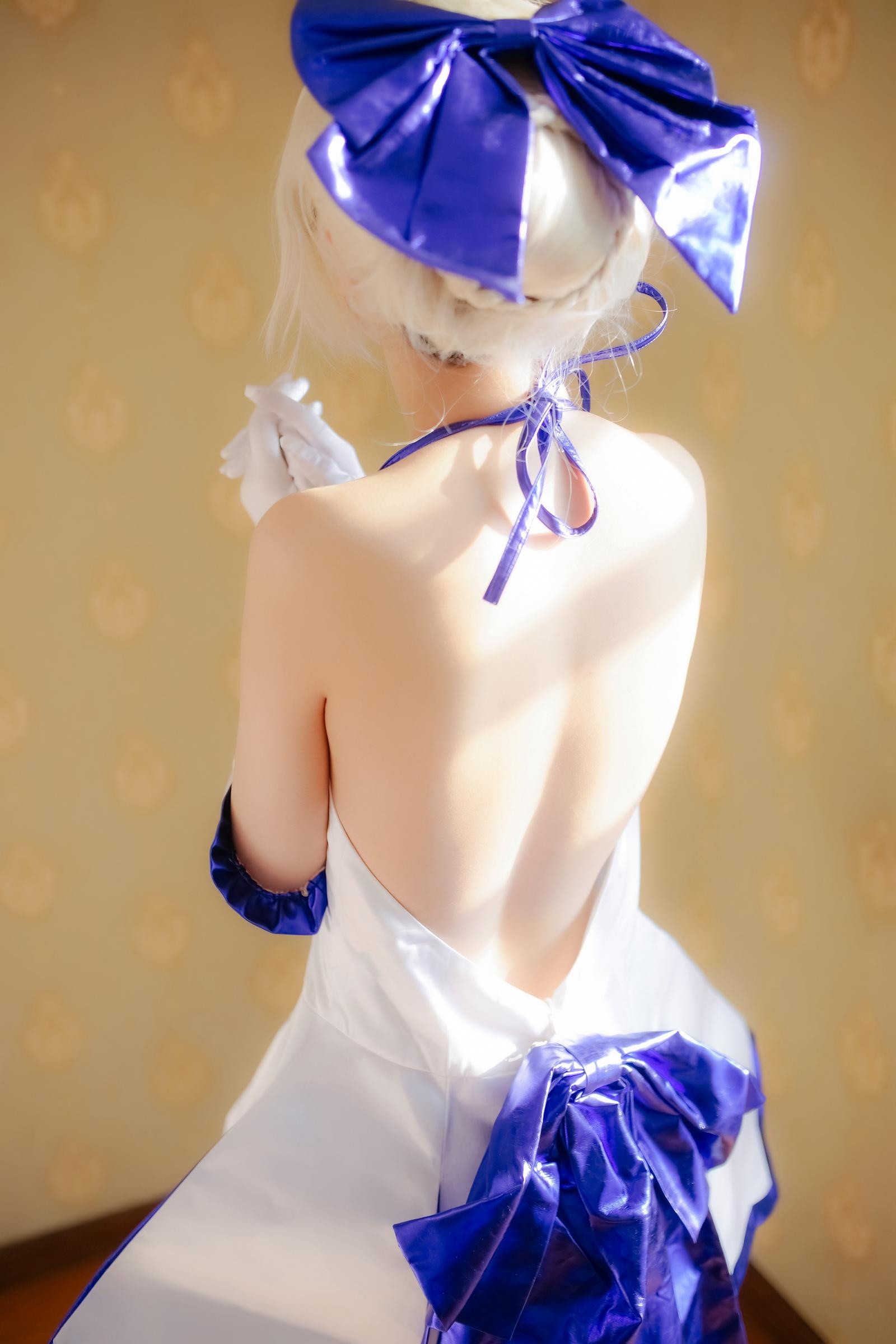 [คอสเพลย์] สาวน้อยภาพยนตร์ - Fate Saber Lily: การสร้างตัวละครขนาดใหญ่ 110P