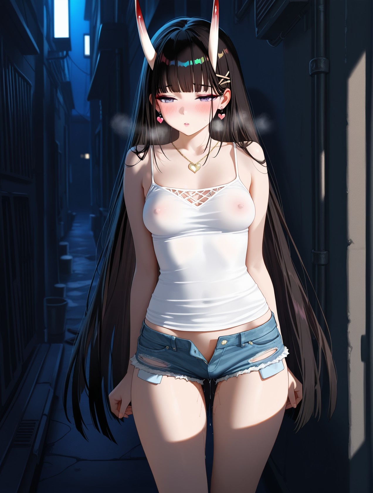Azur Lane AI girls 碧蓝航线 能代 SLEEPWALKER Part1：蕾丝内衣紧身衣露穴 Gallery 143P