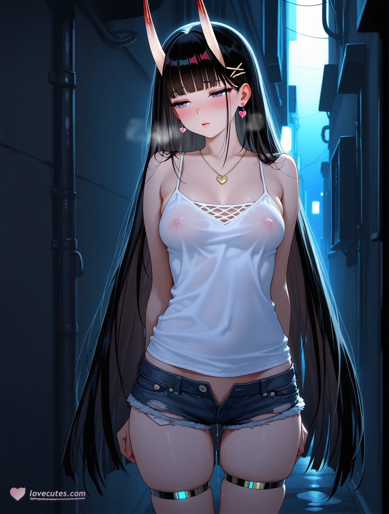 Azur Lane AI girls 碧蓝航线 能代 SLEEPWALKER Part1：蕾丝内衣紧身衣露穴 Gallery 143P