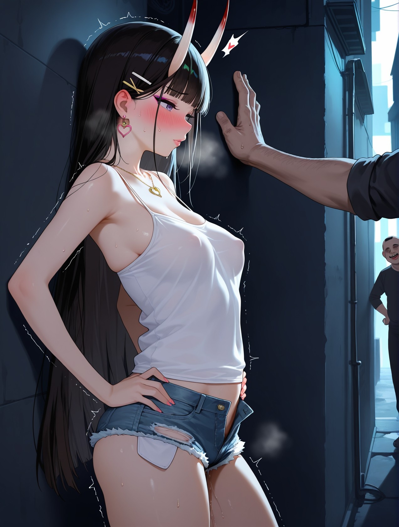 Azur Lane AI girls 碧蓝航线 能代 SLEEPWALKER Part1：蕾丝内衣紧身衣露穴 Gallery 143P