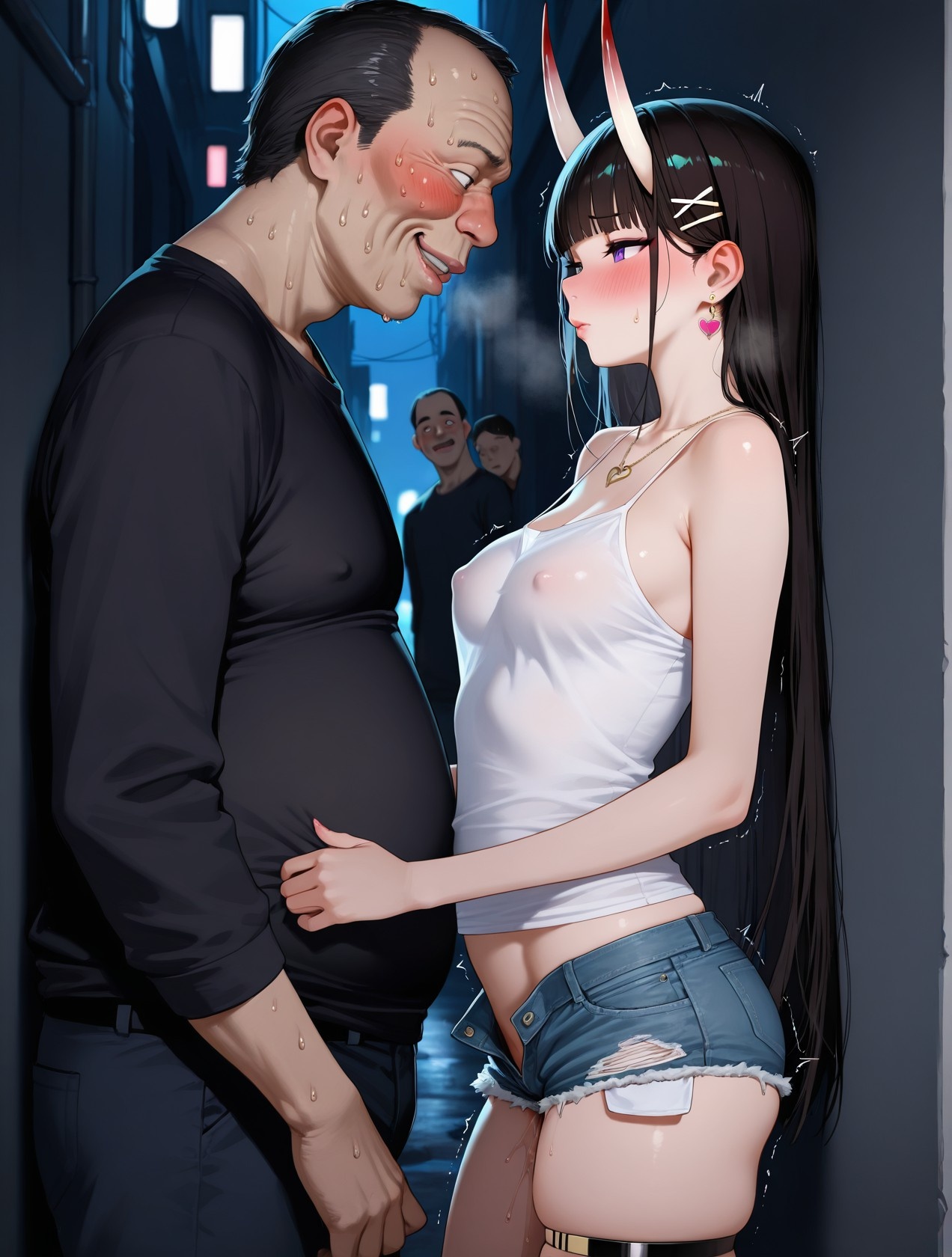 Azur Lane AI girls 碧蓝航线 能代 SLEEPWALKER Part1：蕾丝内衣紧身衣露穴 Gallery 143P