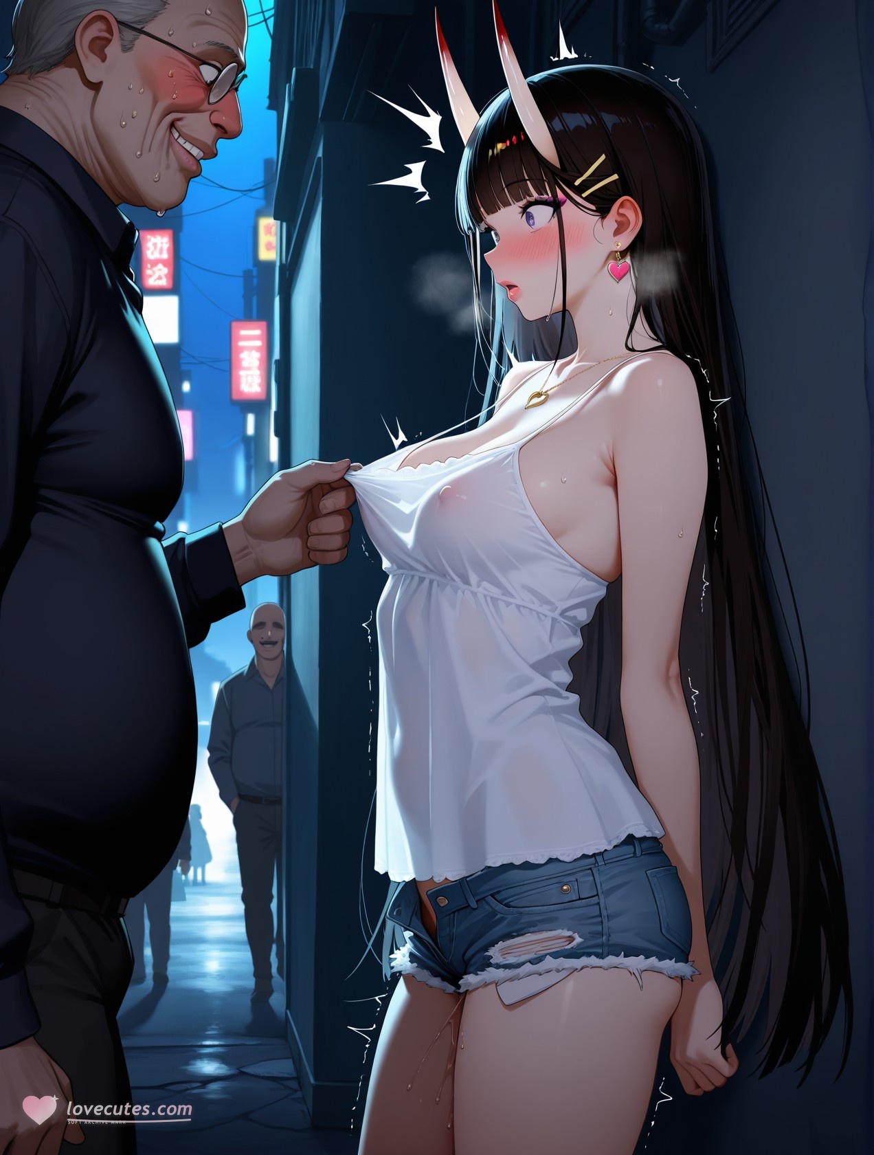 Azur Lane AI girls 碧蓝航线 能代 SLEEPWALKER Part1：蕾丝内衣紧身衣露穴 Gallery 143P