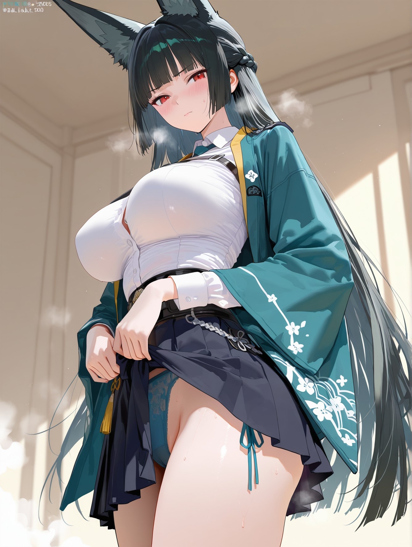 AI สร้างอนิเมะสาว - 绝区零 星见雅：เปียกโชกและเปิดเผย 155P