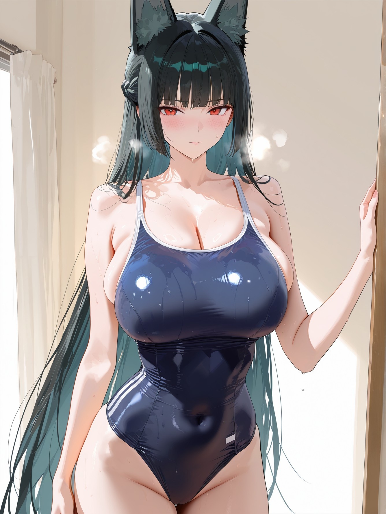 AI生成アニメ少女 - 绝区零 星見雅：湿身露穴 155P