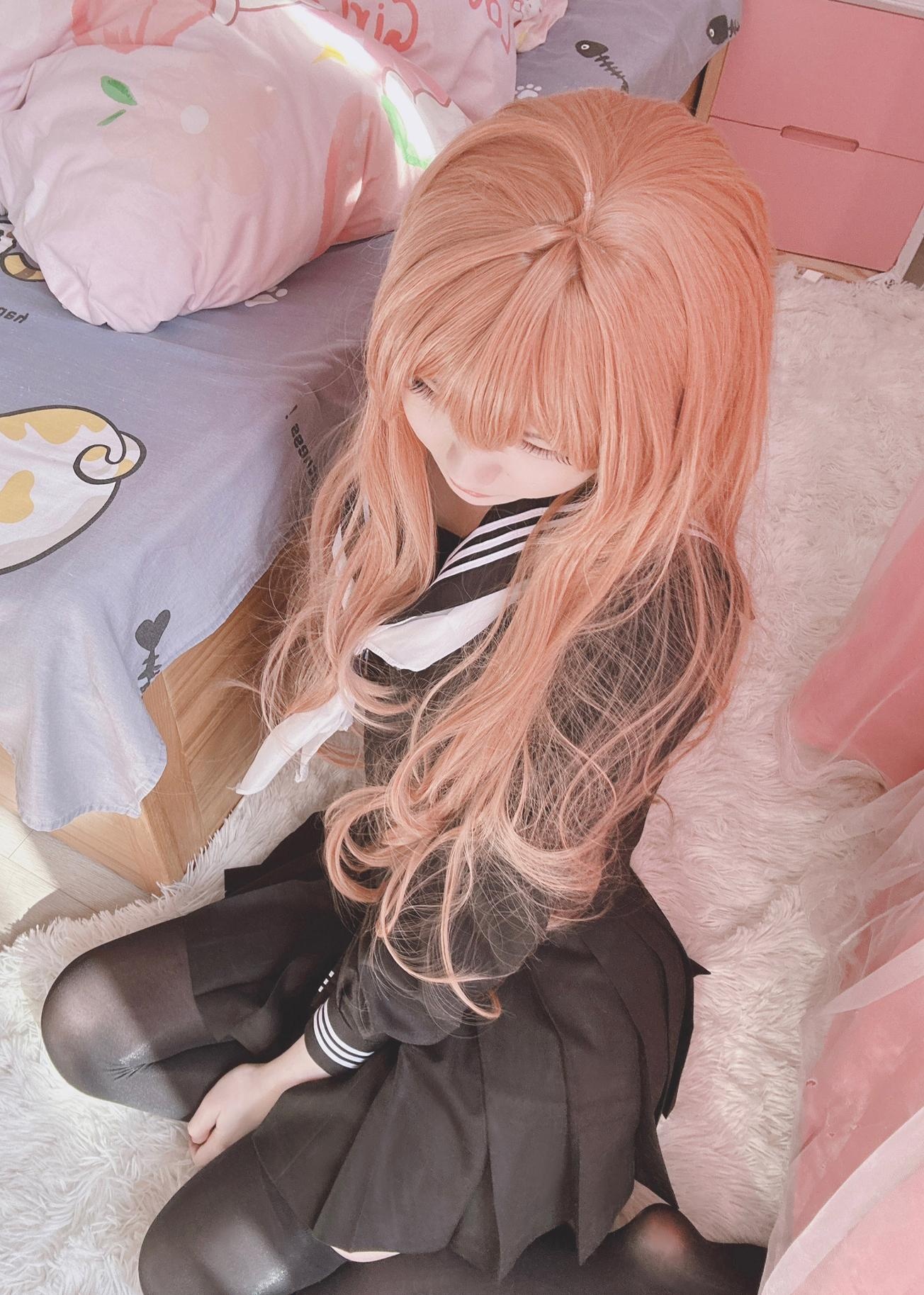 '[cosplay] H習 Đai Đai - Phùng Tùng Đại Hổ: Đồng phục tất đen lộ điểm tái hiện 20P1V'