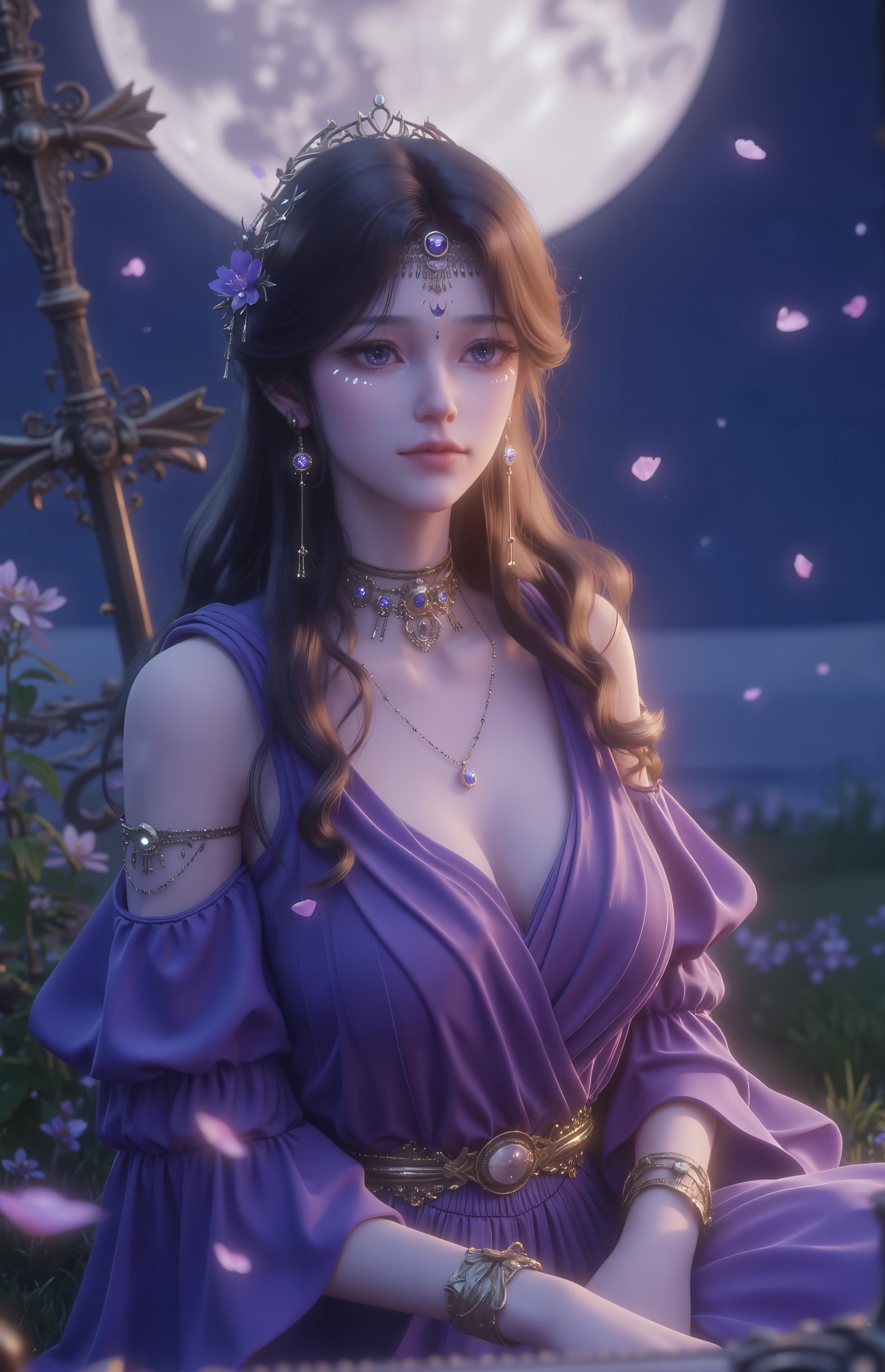 AI สร้างสาวอนิเมะ - 倪克斯：ชุดชั้นในลูกไม้สีดำและเรียวขาเซ็กซี่ 32P