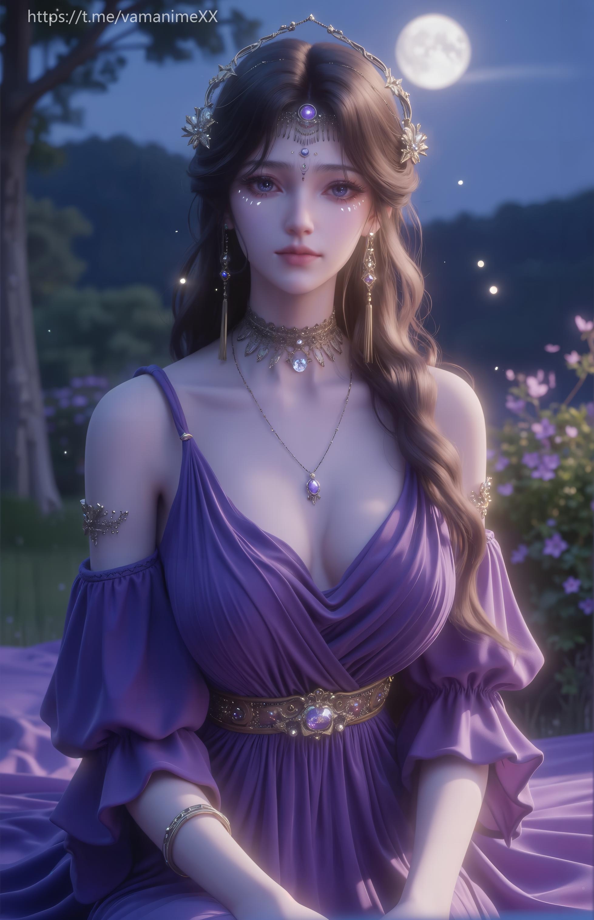 AI สร้างสาวอนิเมะ - 倪克斯：ชุดชั้นในลูกไม้สีดำและเรียวขาเซ็กซี่ 32P