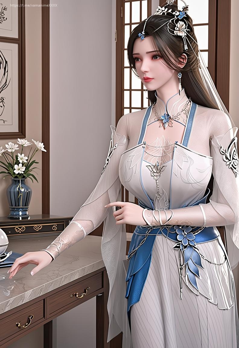 'AI สร้างสาวอนิเมะ - 李慕婉: ขาเรียวสวยส้นสูงและหน้าอกใหญ่ 218P'