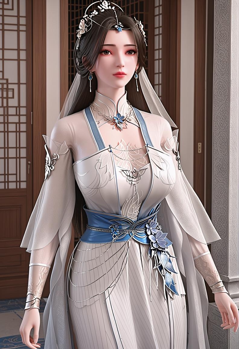 'AI สร้างสาวอนิเมะ - 李慕婉: ขาเรียวสวยส้นสูงและหน้าอกใหญ่ 218P'