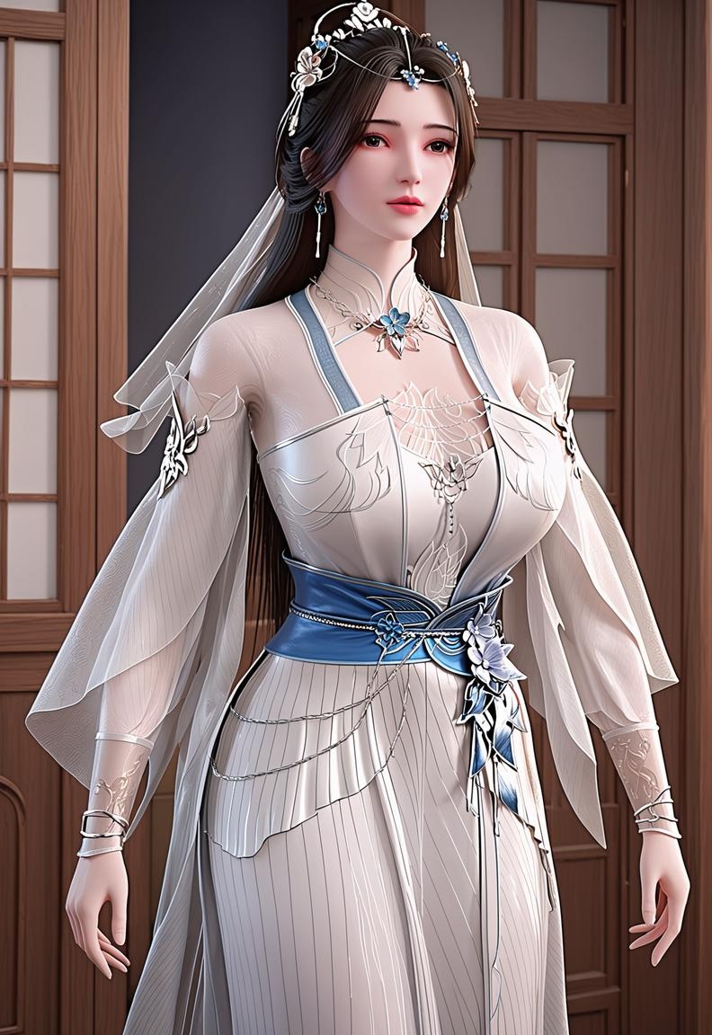 'AI สร้างสาวอนิเมะ - 李慕婉: ขาเรียวสวยส้นสูงและหน้าอกใหญ่ 218P'