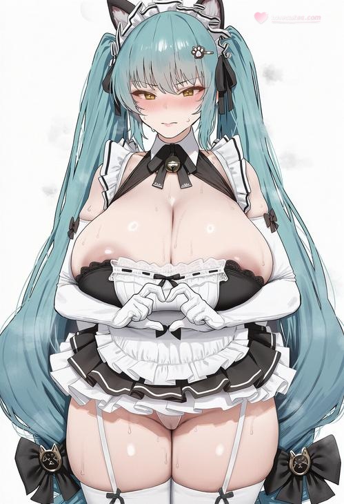 AI生成アニメ少女 - Pixiv 光怪陆离 Vol.3：巨乳黒ストッキングナースビーチ混合大尺度 127P