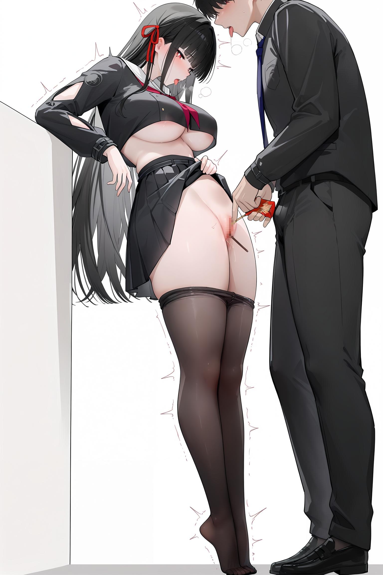 'Anime Girl Tạo Bởi AI - Pixiv 光怪陆离 Tập 3: Y Tá Đen Vớ Bự Bãi Biển 127P'