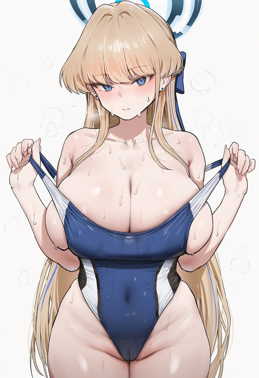 AI Generated Anime Girl - Pixiv 光怪陆离 Vol.4：巨乳黑丝护士海滩混合大尺度 127P
