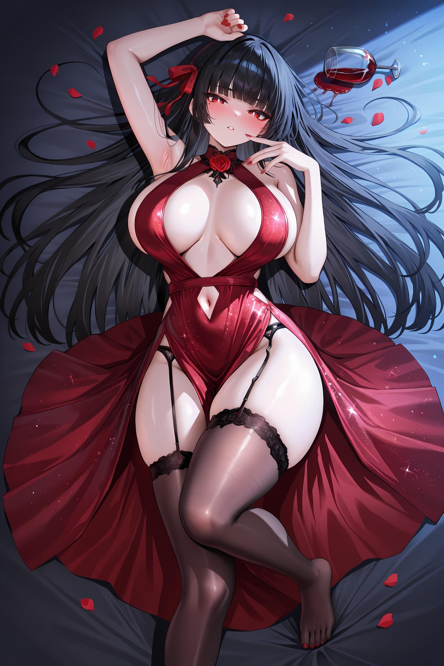 AI生成的動漫女孩 - Pixiv 光怪陸離 Vol.4：巨乳黑絲護士海灘混合大尺度 127P