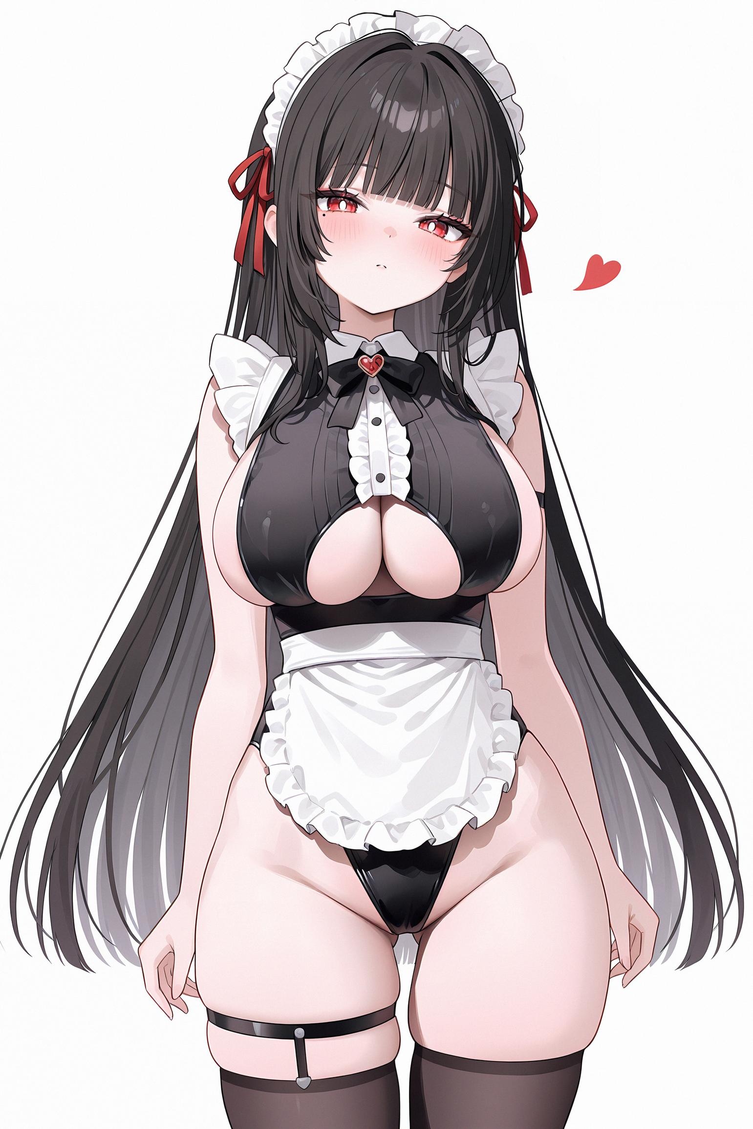 AI 생성 애니메이션 소녀 - Pixiv 光怪陆离 Vol.5: 거유 검은 스타킹 간호사 해변 혼합 대작 128P