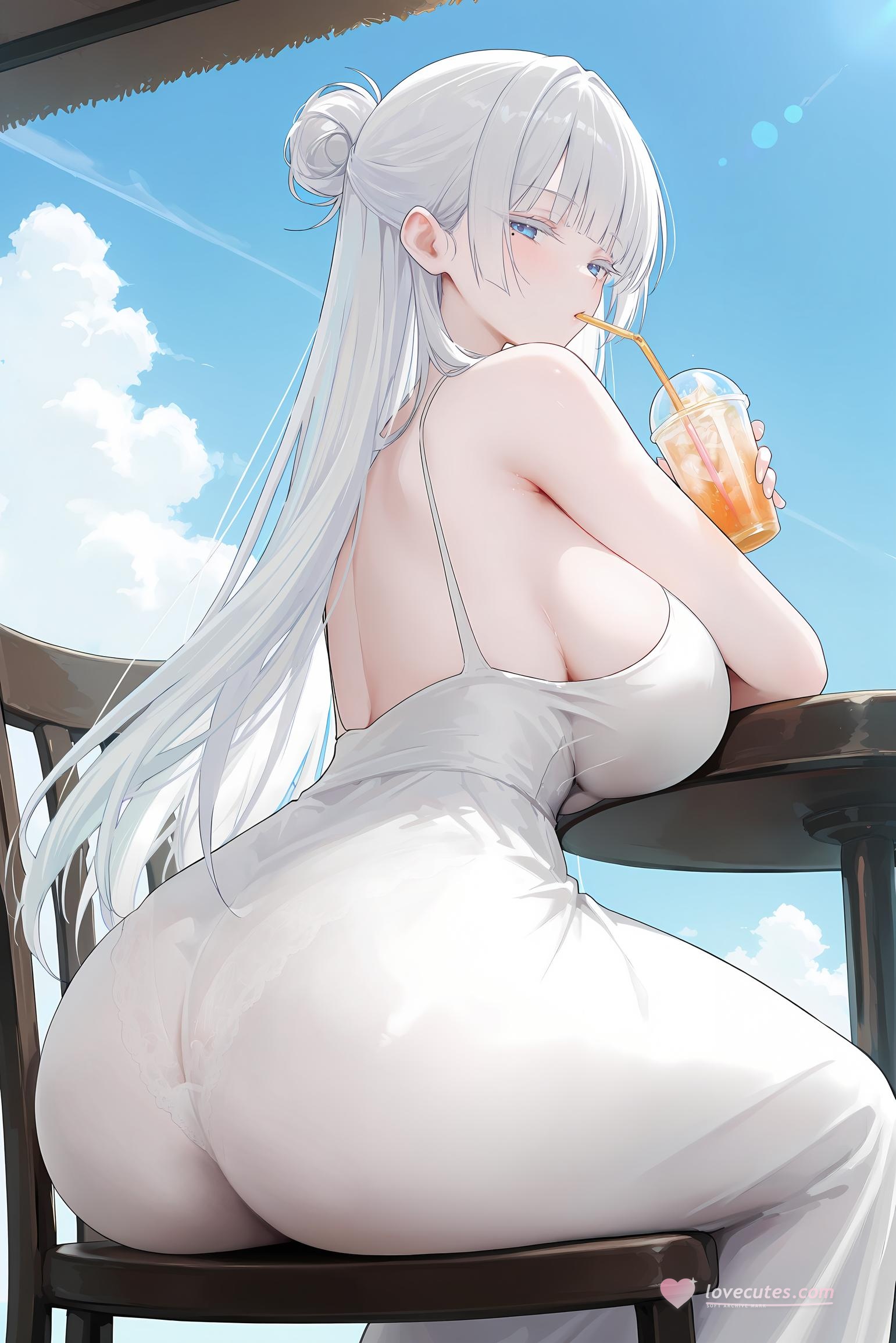 AI 생성 애니메이션 소녀 - Pixiv 光怪陆离 Vol.5: 거유 검은 스타킹 간호사 해변 혼합 대작 128P