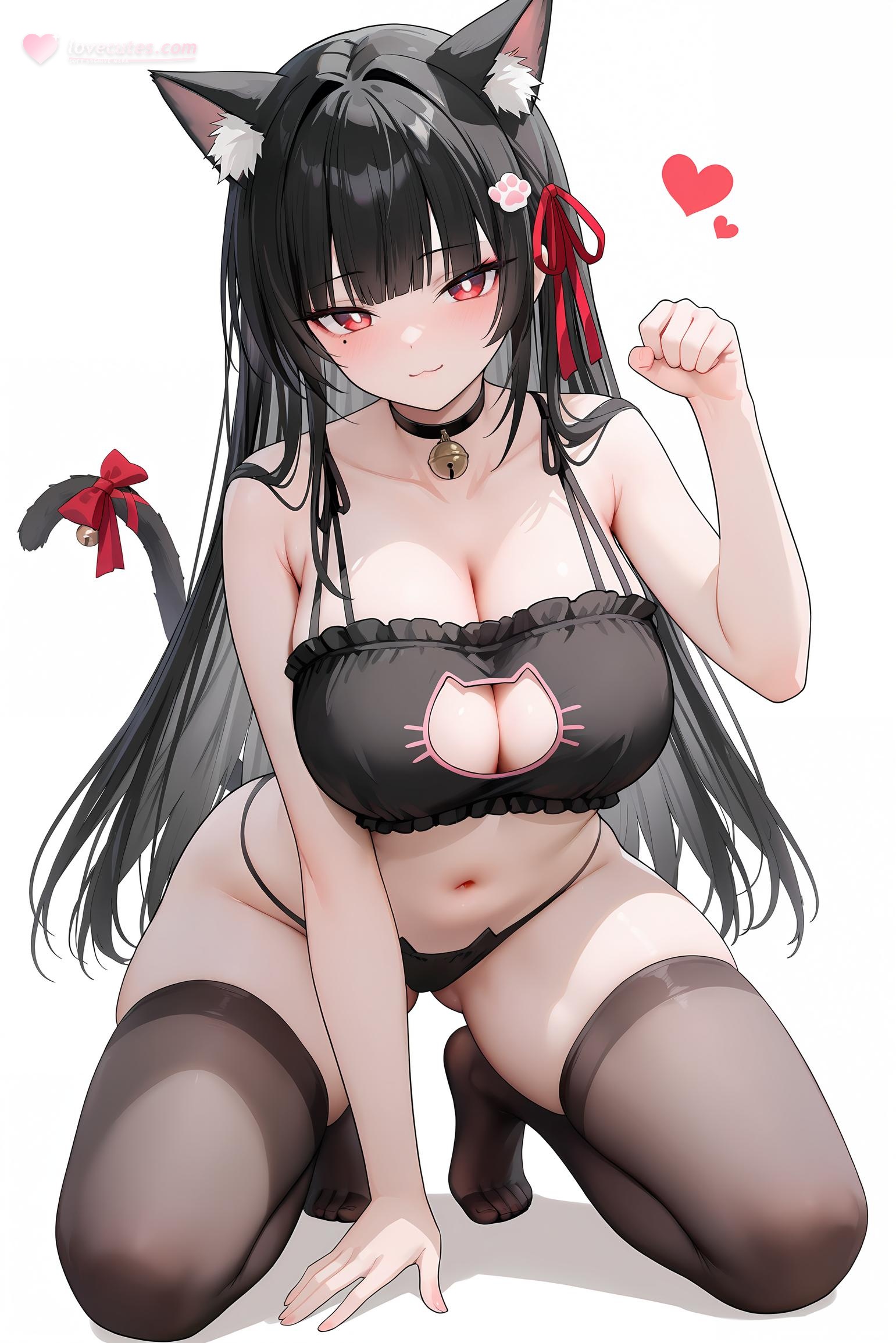 AI 생성 애니메이션 소녀 - Pixiv 光怪陆离 Vol.5: 거유 검은 스타킹 간호사 해변 혼합 대작 128P
