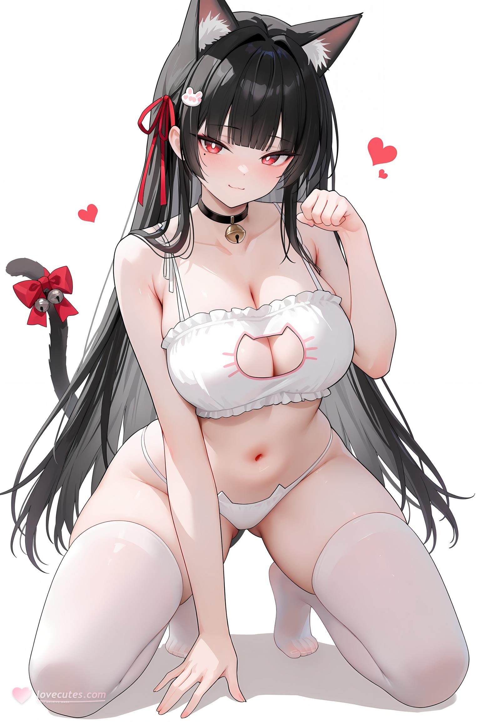 AI 생성 애니메이션 소녀 - Pixiv 光怪陆离 Vol.5: 거유 검은 스타킹 간호사 해변 혼합 대작 128P