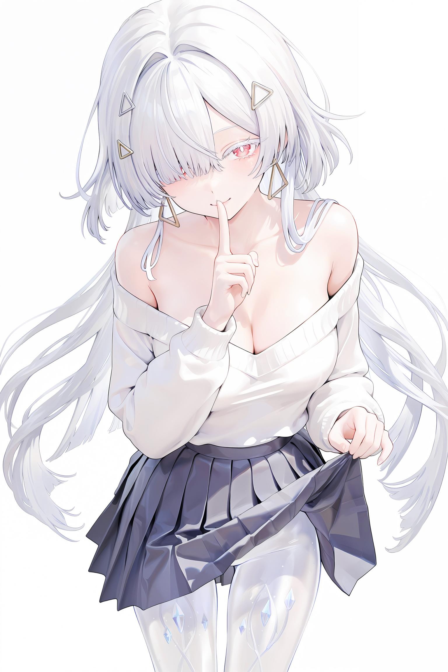 AI Generated Anime Girl - Pixiv 光怪陆离 Vol.6：巨乳黑丝护士海滩混合大尺度 107P