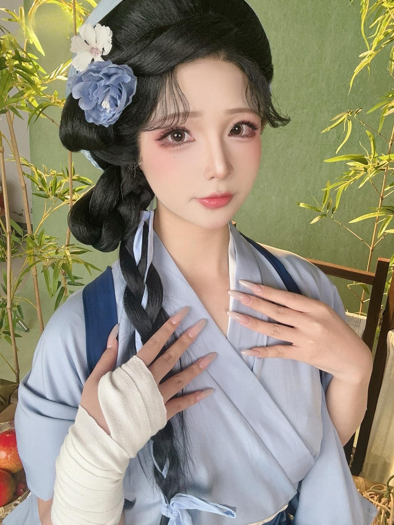 [私房] yuuhui玉匯 - 田園生活：蕾絲內衣露穴翹臀大尺度 48P