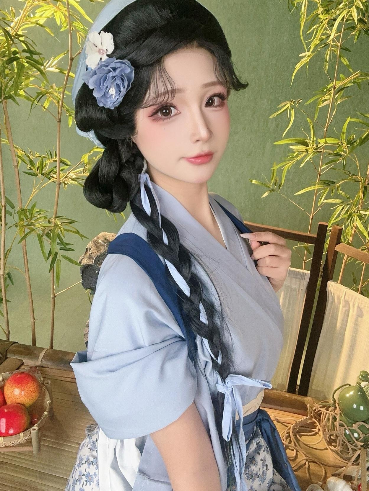 [私房] yuuhui玉匯 - 田園生活：蕾絲內衣露穴翹臀大尺度 48P