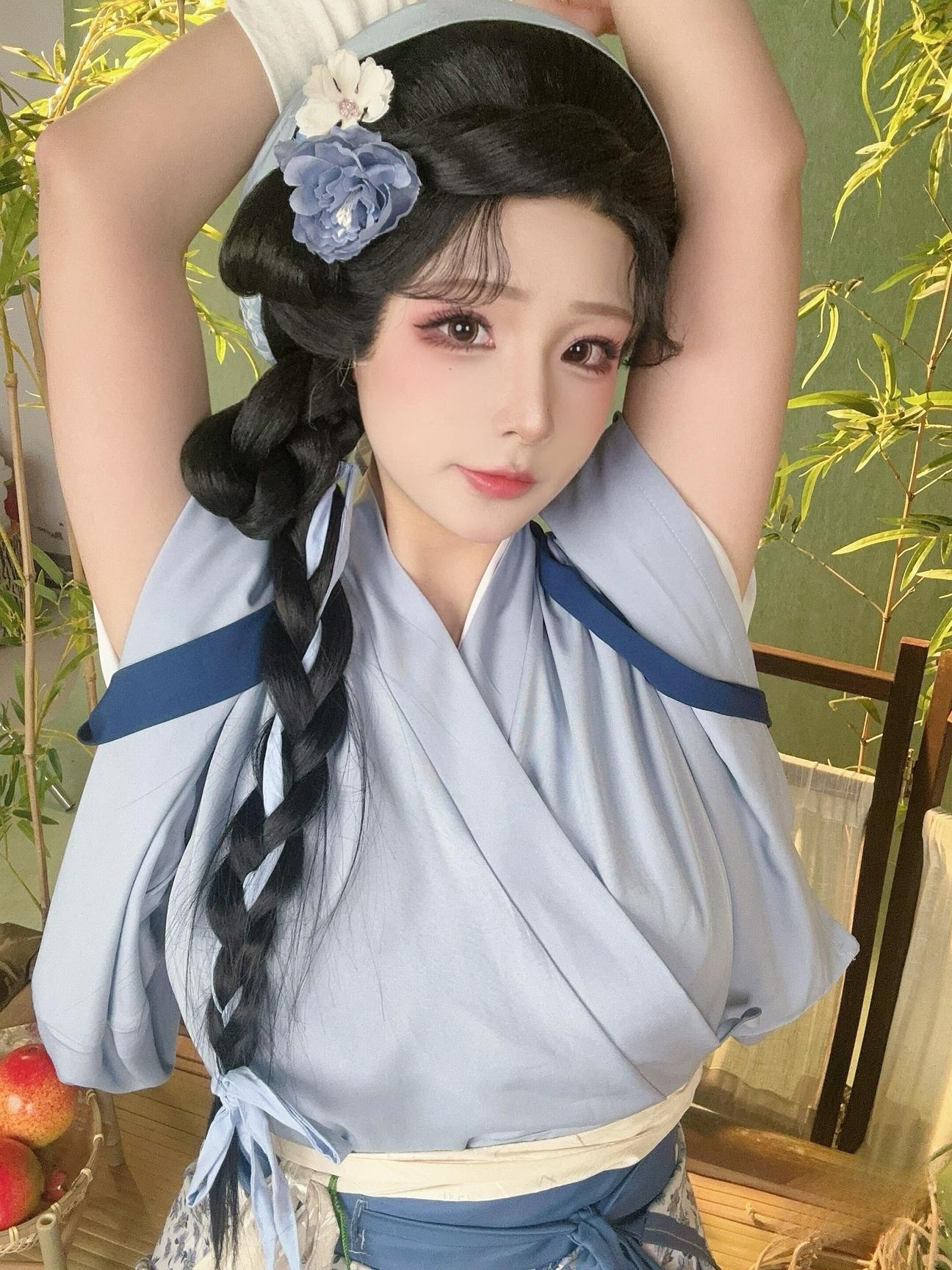 [私房] yuuhui玉汇 - 田園生活：レース下着露出＆ヒップ強調大特集 48P