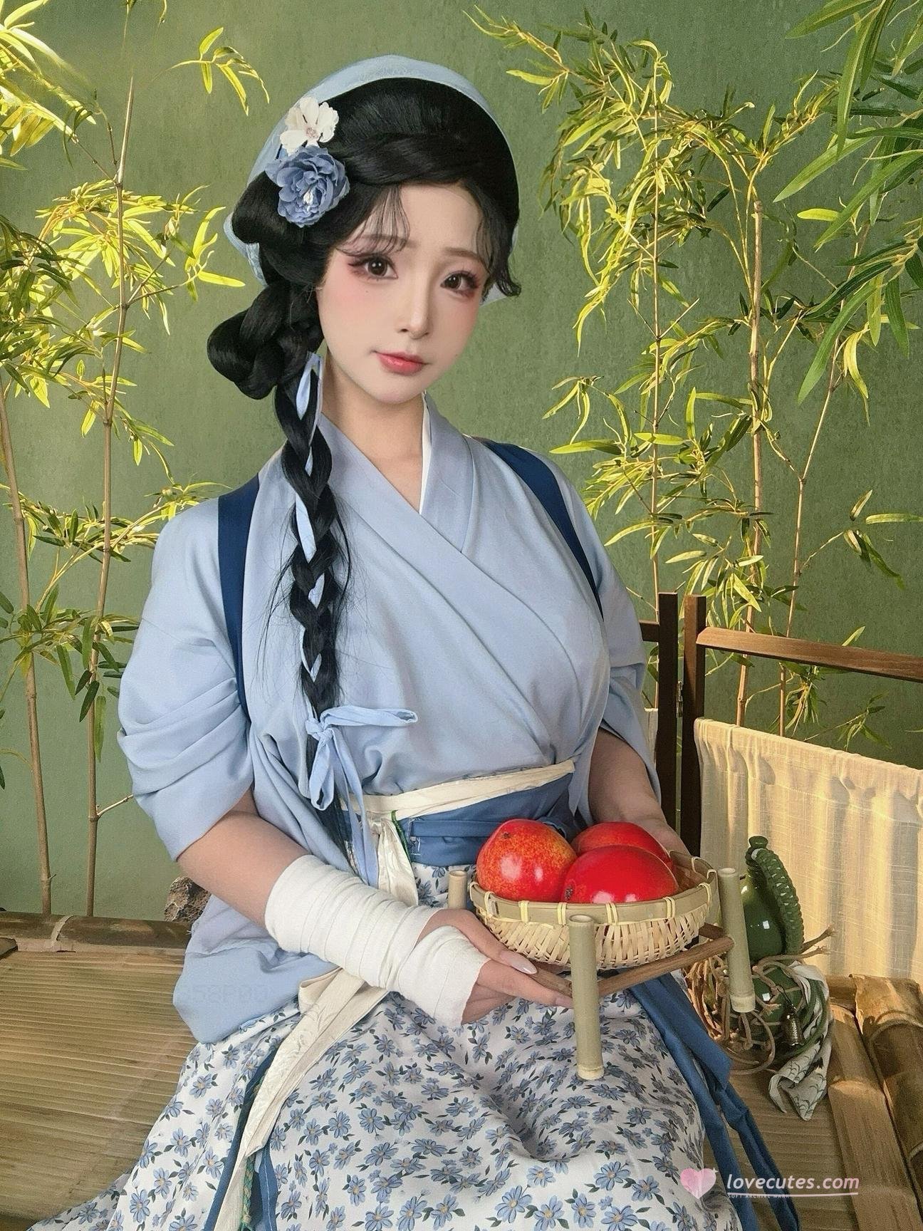 [私房] yuuhui玉汇 - 田园生活：蕾丝内衣露穴翘臀大尺度 48P