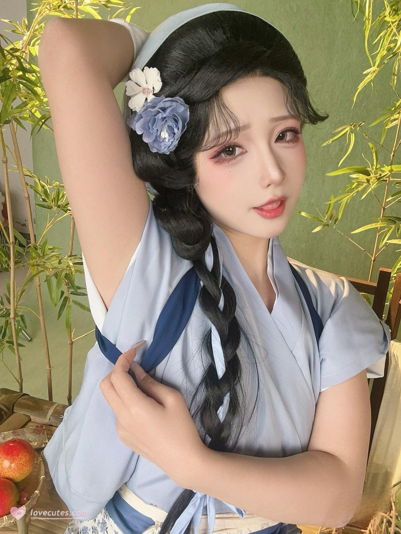 [私房] yuuhui玉汇 - 田园生活：蕾丝内衣露穴翘臀大尺度 48P