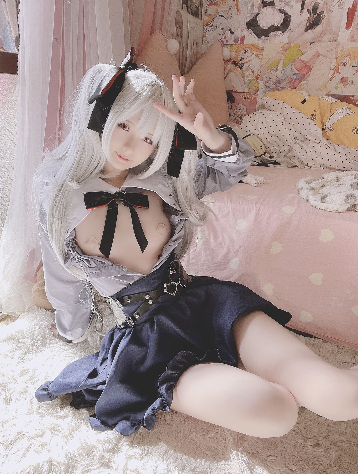 [cosplay] 习呆呆 - 原神 枫原万叶：แวมไพร์露点การจำลองระดับขนาดใหญ่ 21P2V