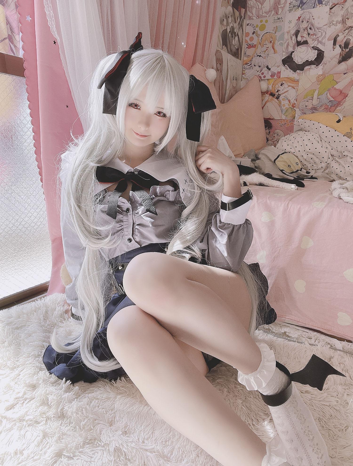 [cosplay] XidaiDai - Genshin Kazuha: Vampire Nude Large-Scale Recreation 21P2V