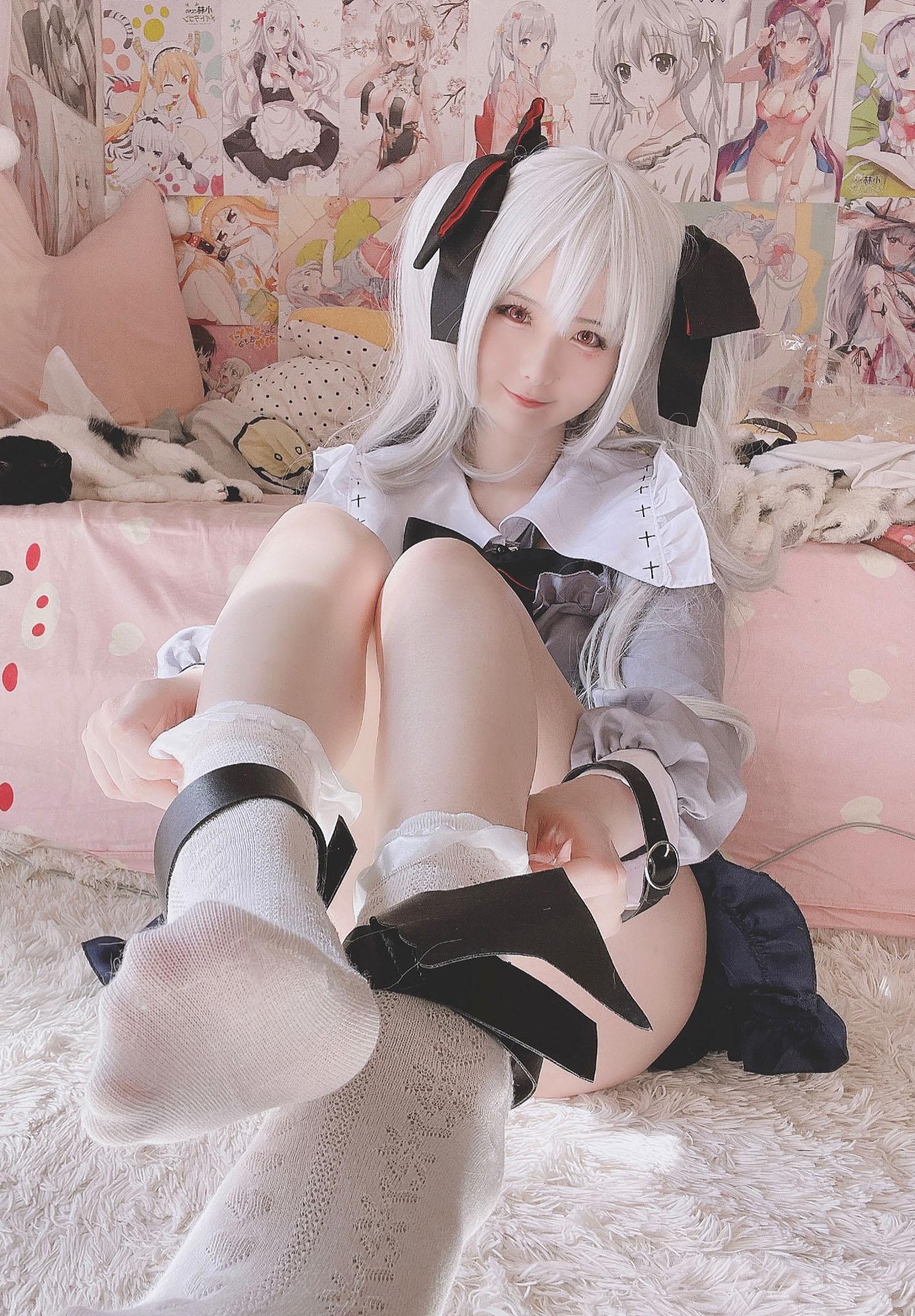 [cosplay] XidaiDai - Genshin Kazuha: Vampire Nude Large-Scale Recreation 21P2V