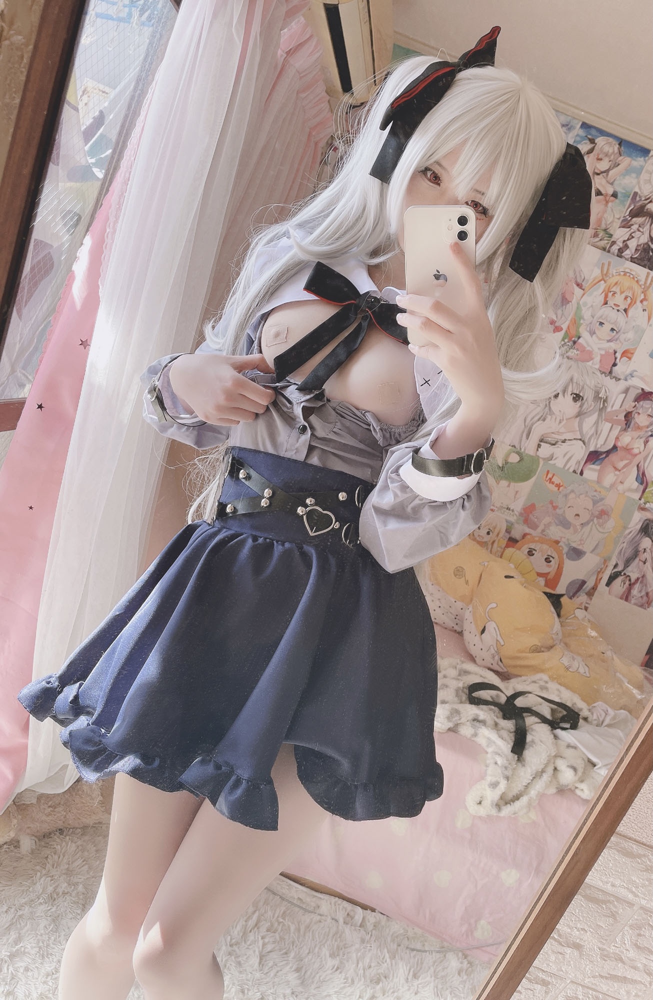 [cosplay] 习呆呆 - 原神 枫原万叶：แวมไพร์露点การจำลองระดับขนาดใหญ่ 21P2V