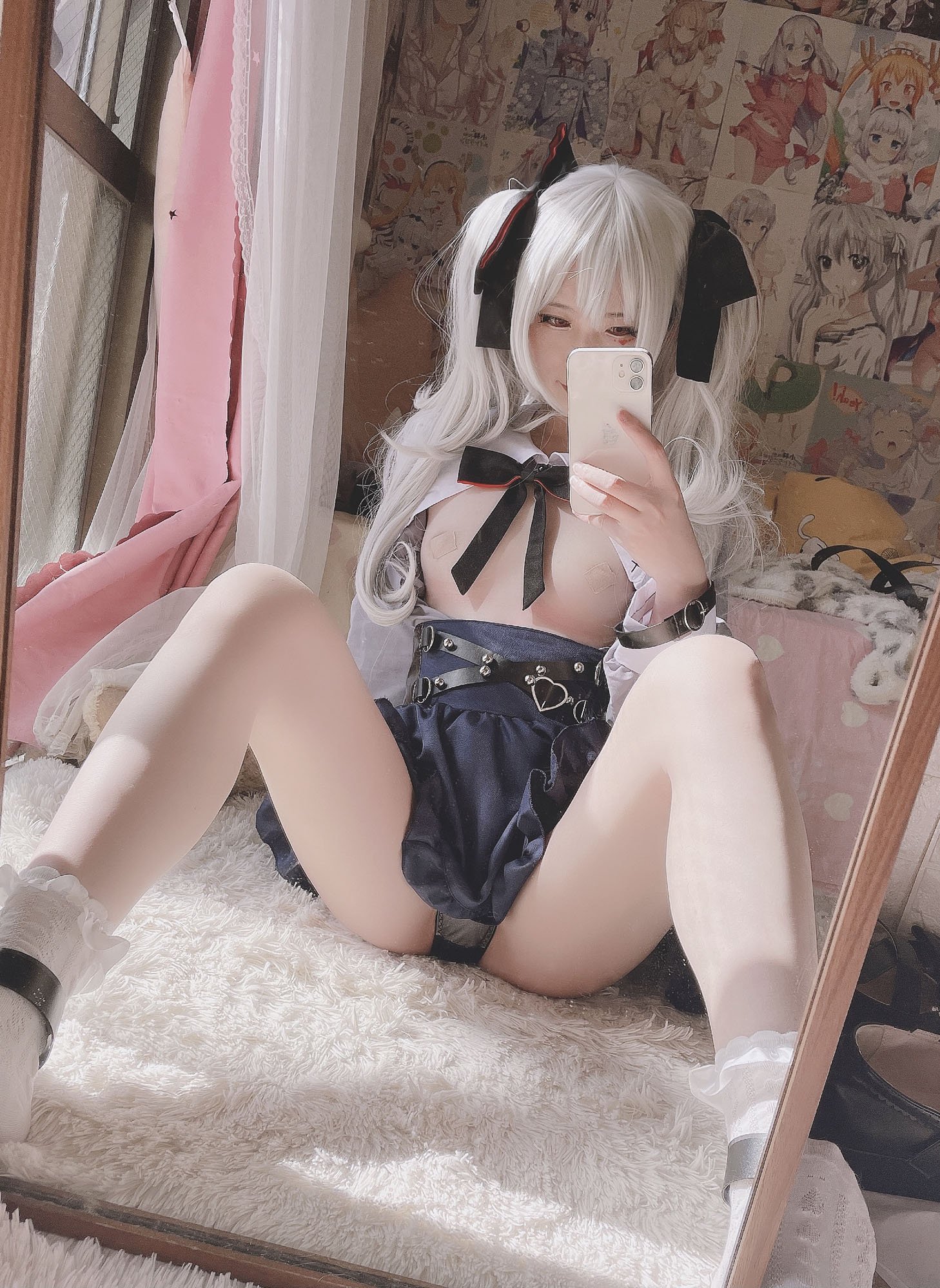 [cosplay] 习呆呆 - 原神 枫原万叶：แวมไพร์露点การจำลองระดับขนาดใหญ่ 21P2V
