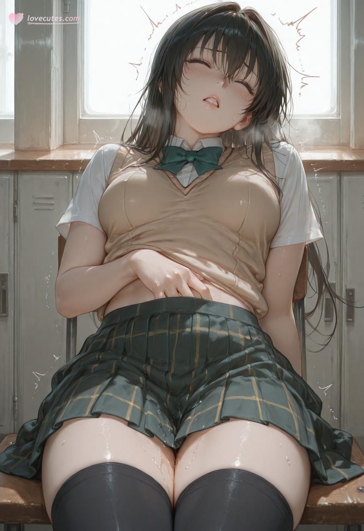 AI生成アニメ少女 - 出包王女 古手川唯：黒ストレース下着NTR 126P