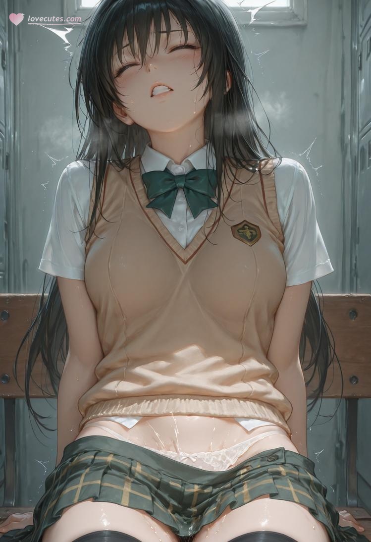 AI生成アニメ少女 - 出包王女 古手川唯：黒ストレース下着NTR 126P