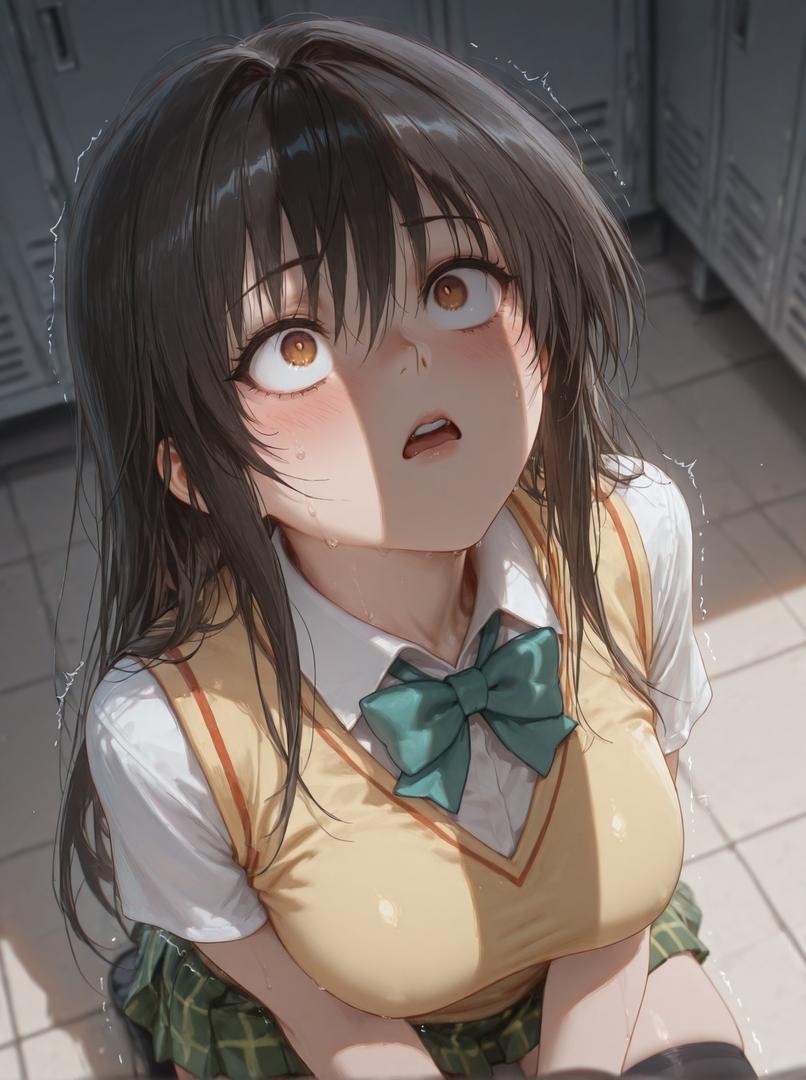 AI生成アニメ少女 - 出包王女 古手川唯：黒ストレース下着NTR 126P