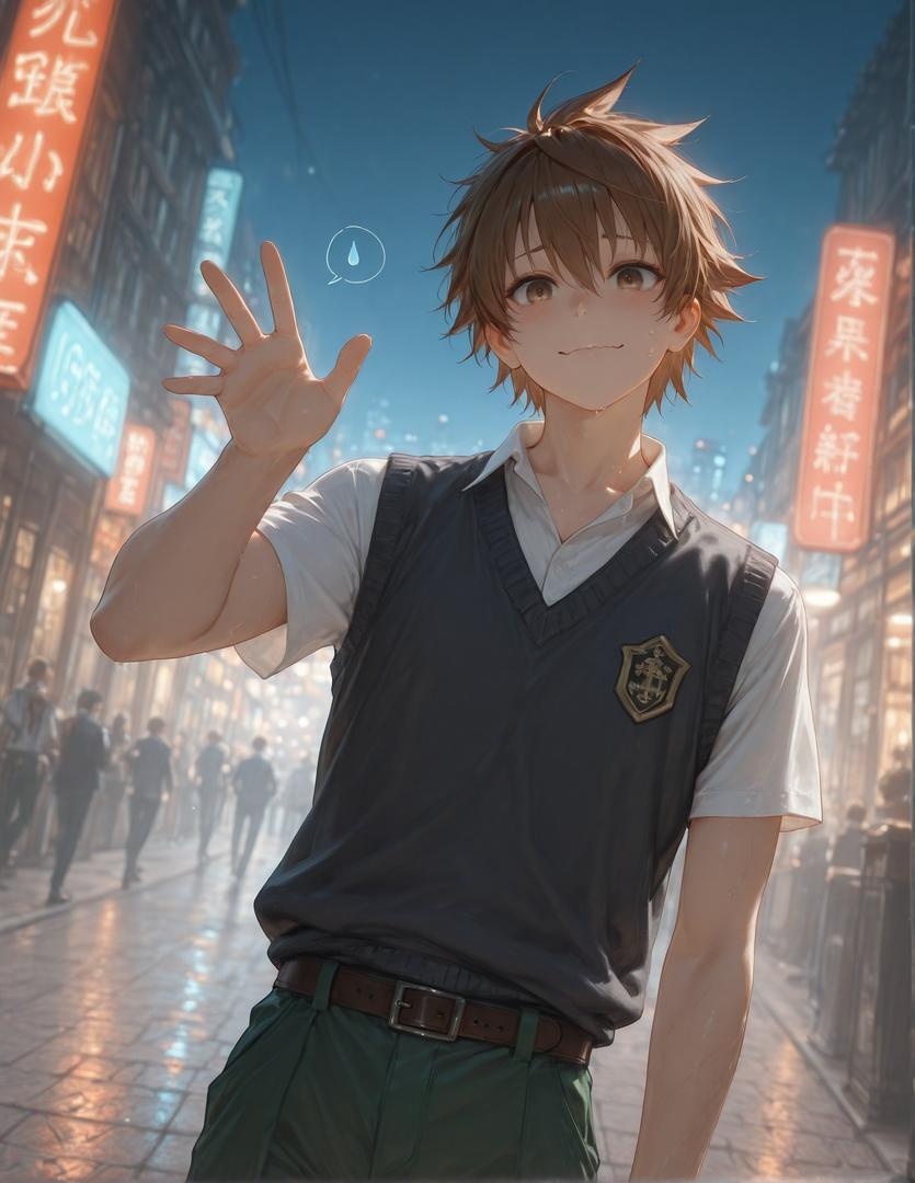 Cô Gái Anime Tạo Ra Bằng AI - 出包王女 古手川唯: Đồ Lót Ren Đen NTR 126P