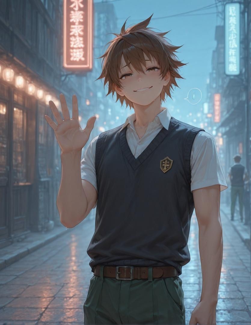 Cô Gái Anime Tạo Ra Bằng AI - 出包王女 古手川唯: Đồ Lót Ren Đen NTR 126P