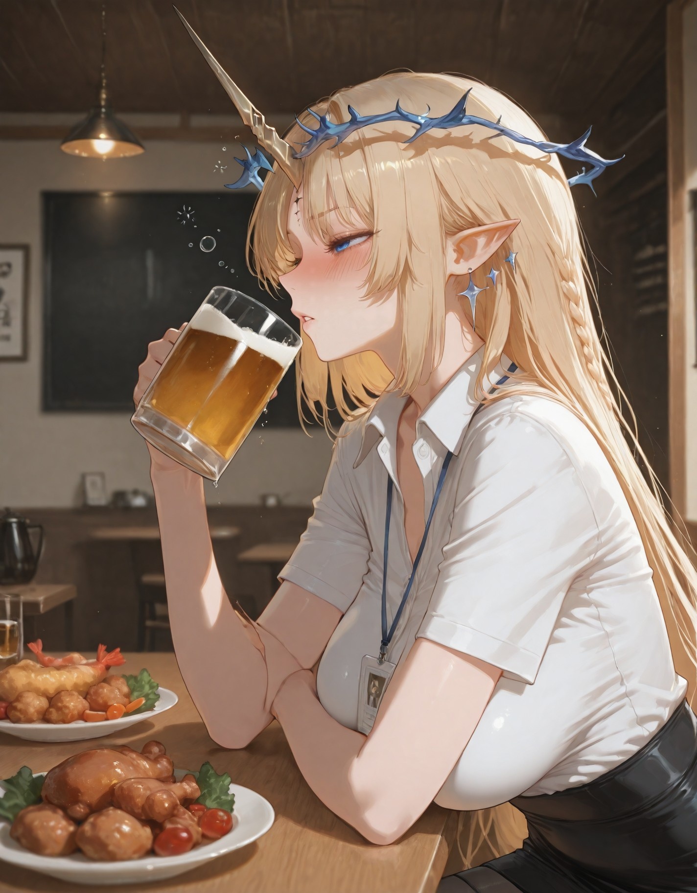 AI สร้างสาวอนิเมะ - Cartethyia：黑丝床拍露穴 318P